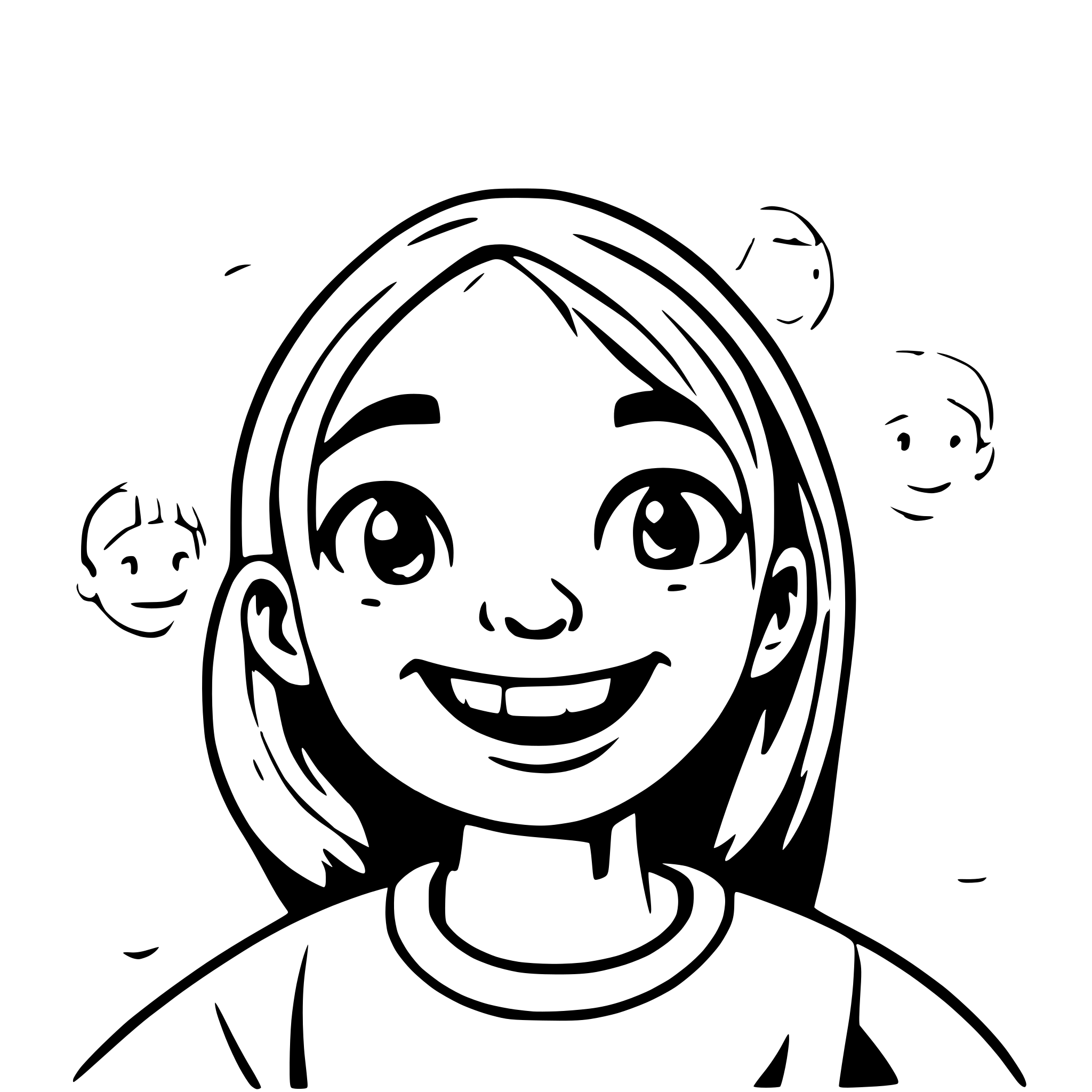 AI-generated SVG of a many children with smiling face paying on the playground