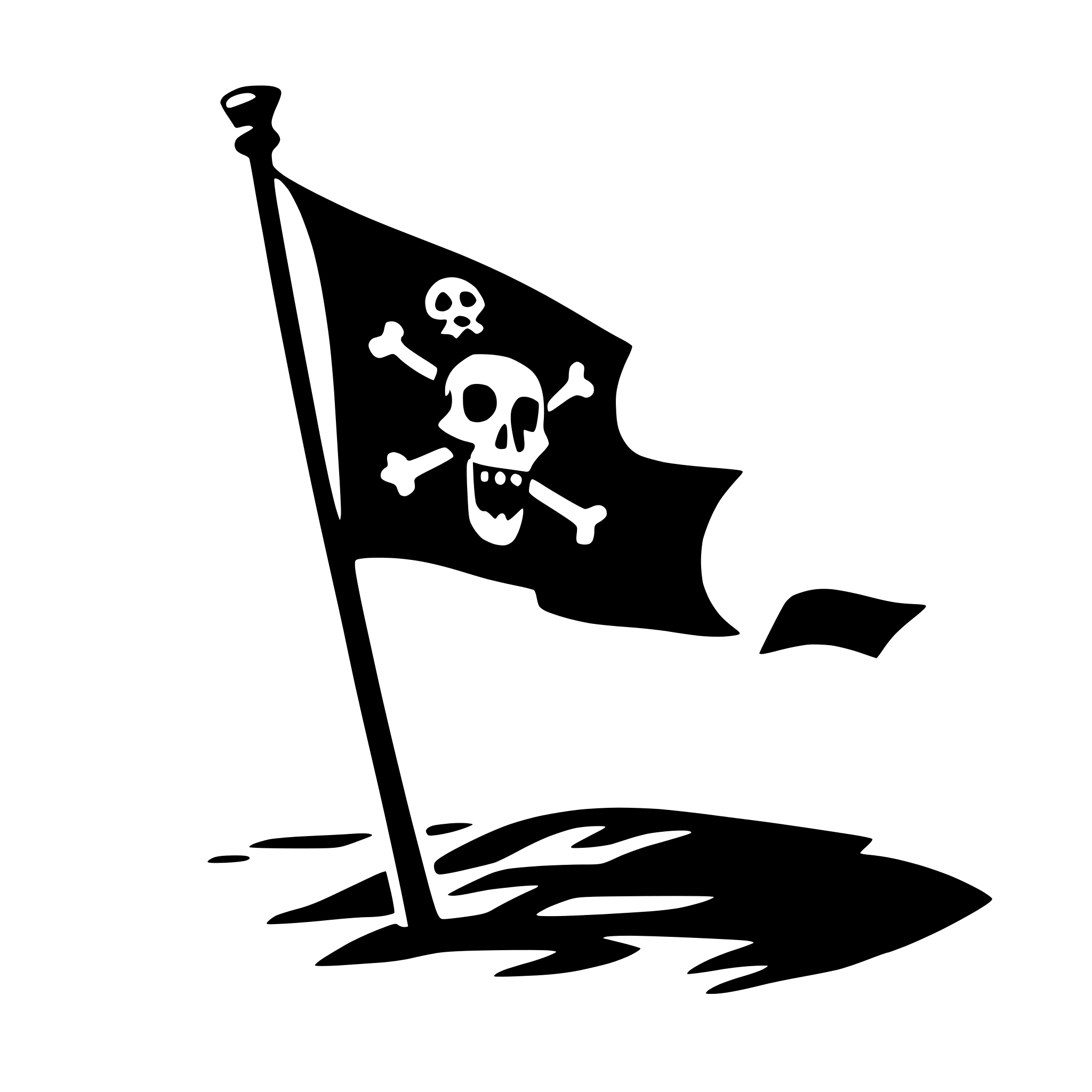 AI-generated SVG of 'pirate flag'
