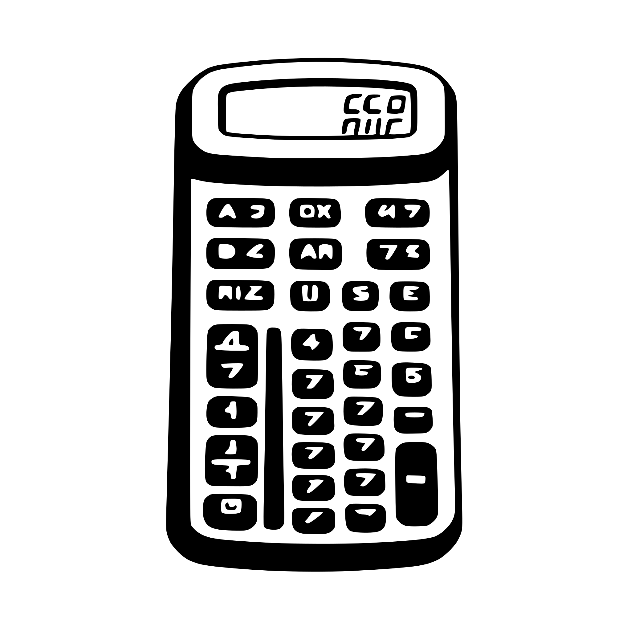 AI-generated SVG of a calculator