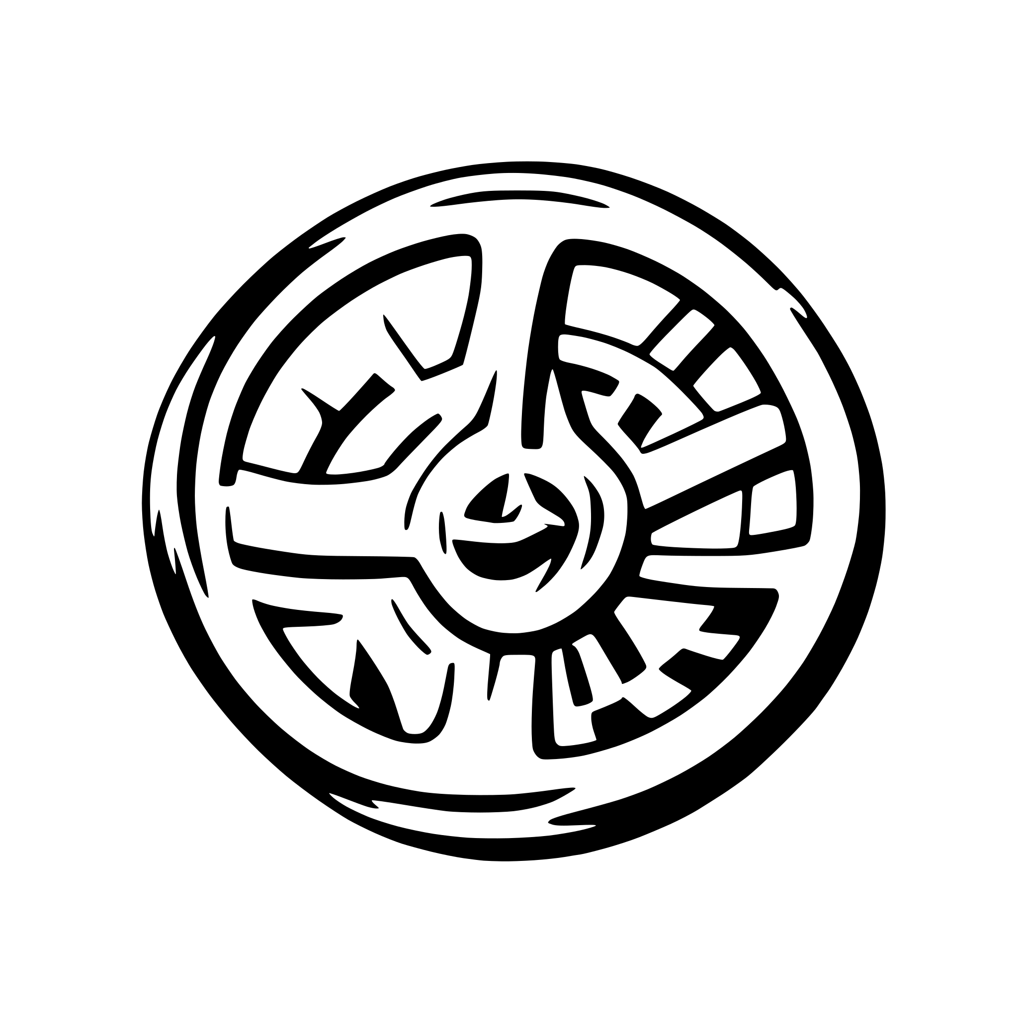 AI-generated SVG of a car wheel