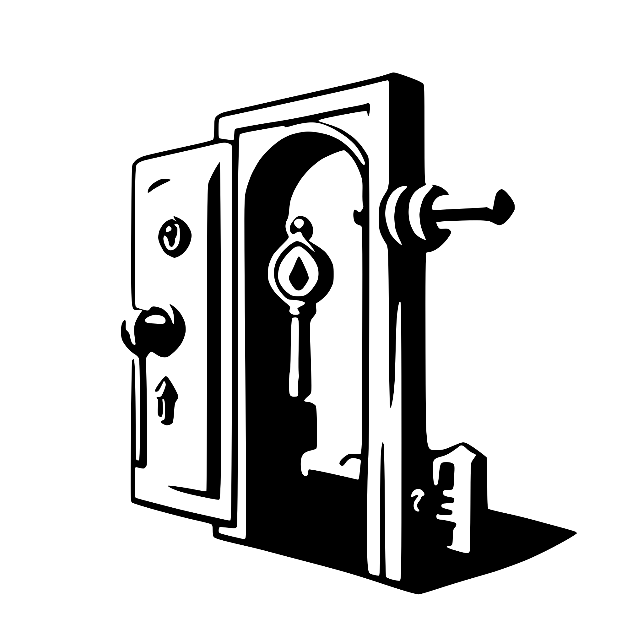 AI-generated SVG of 'open lock'