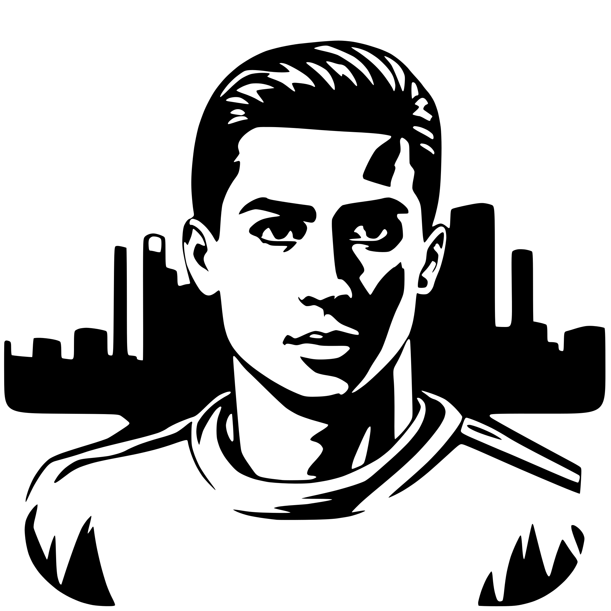AI-generated SVG of a christiano ronaldo footboll player