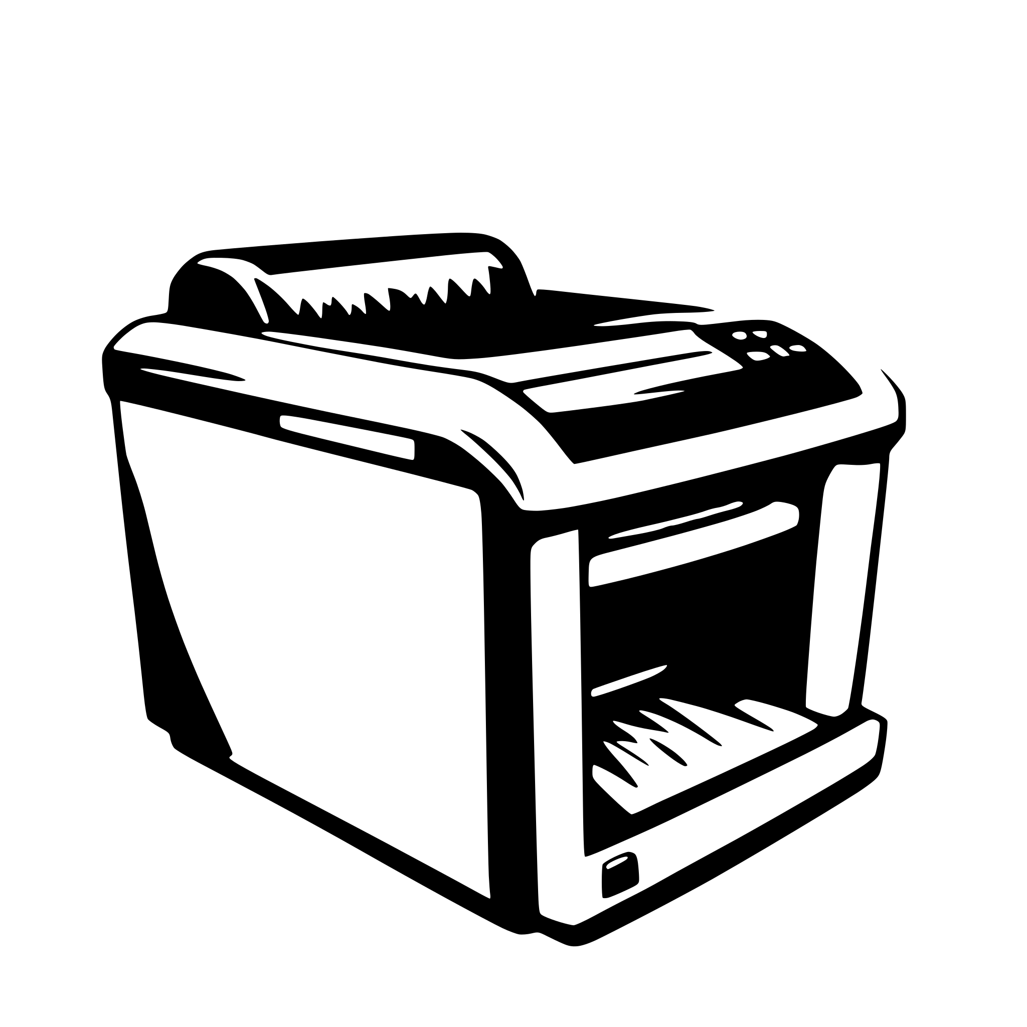 AI-generated SVG of a printer