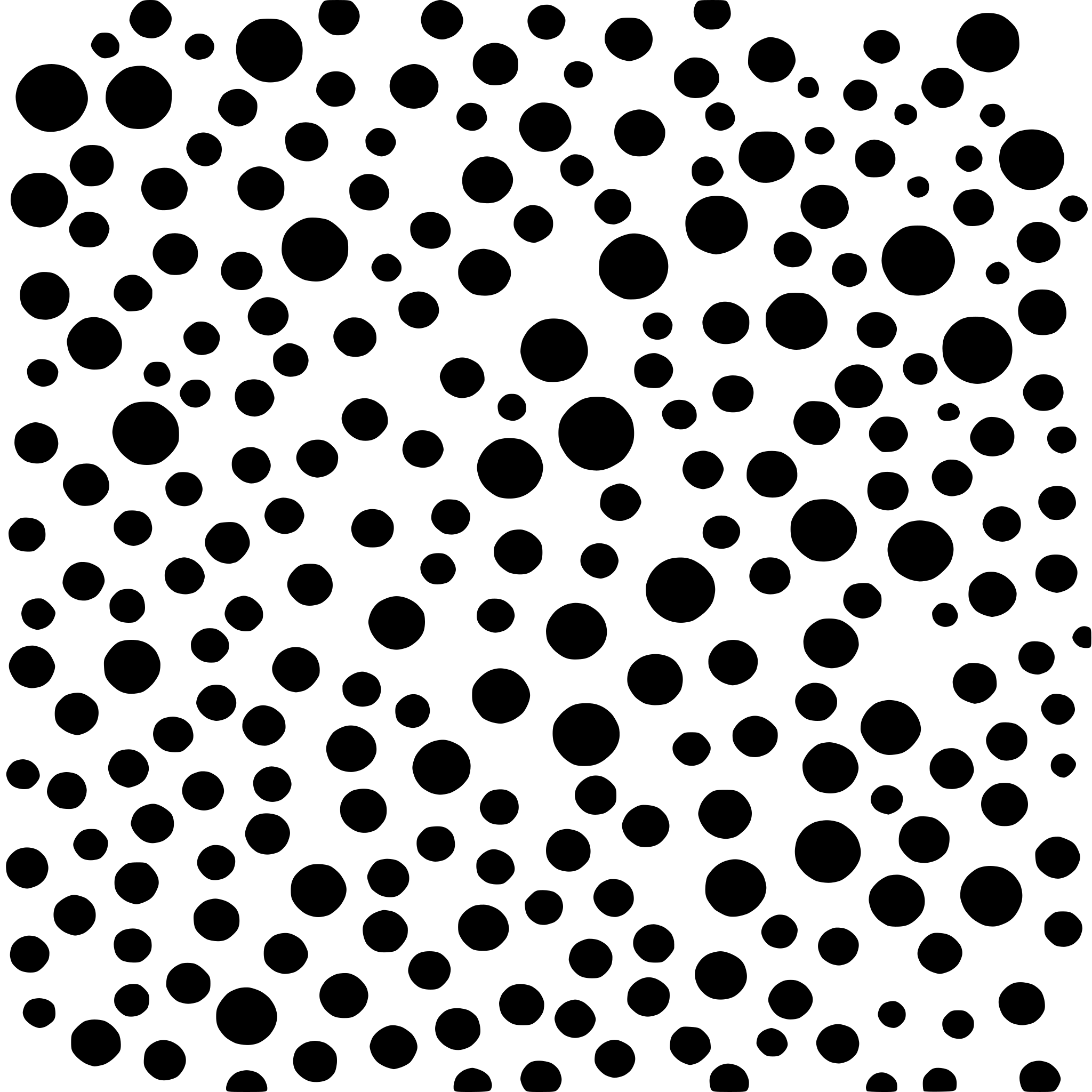 AI-generated SVG of 'confetti nonoverlaping dots'