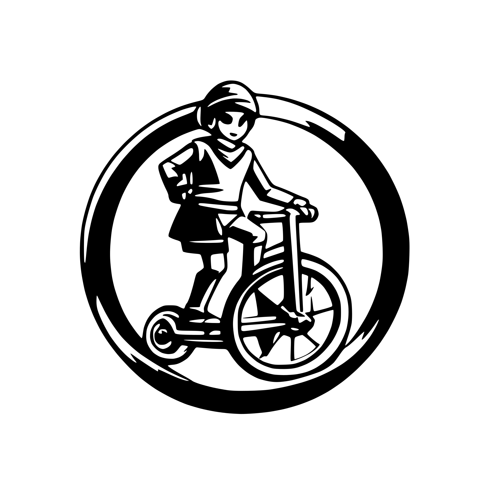 AI-generated SVG of 'samurairiding a unicycle'