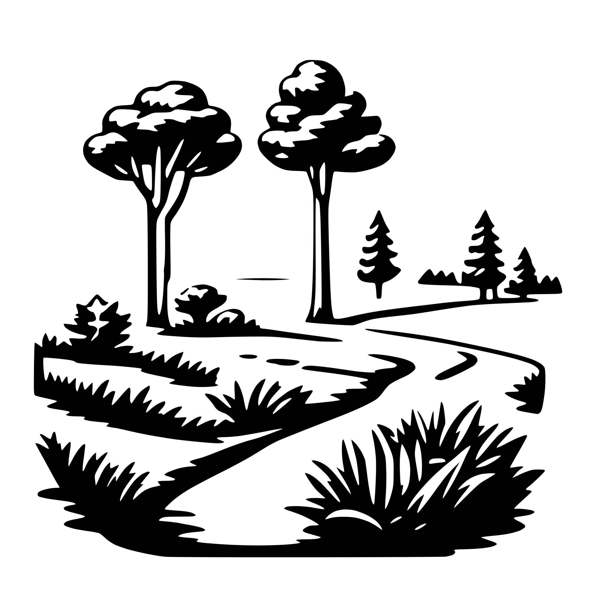 AI-generated SVG of a nature wonders