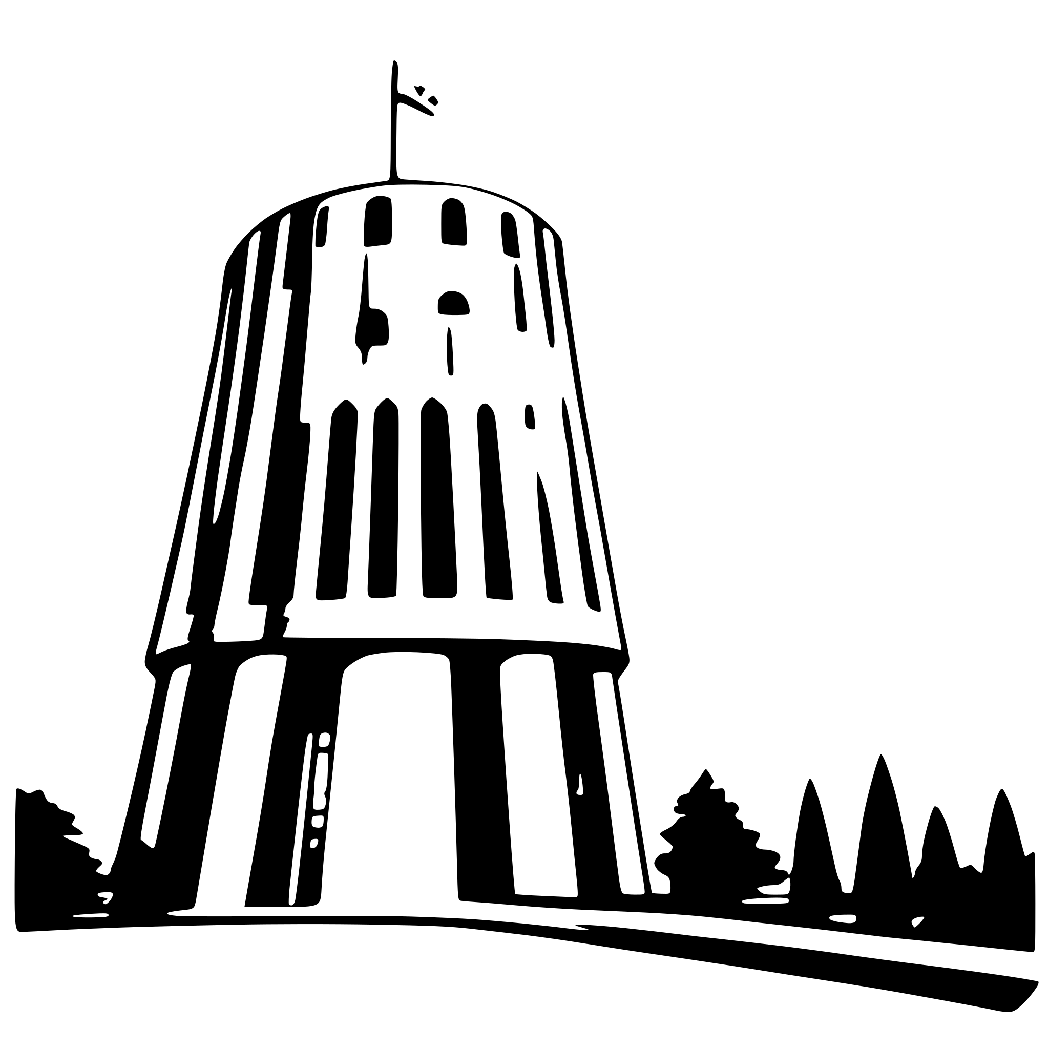 AI-generated SVG of a tehran azadi tower