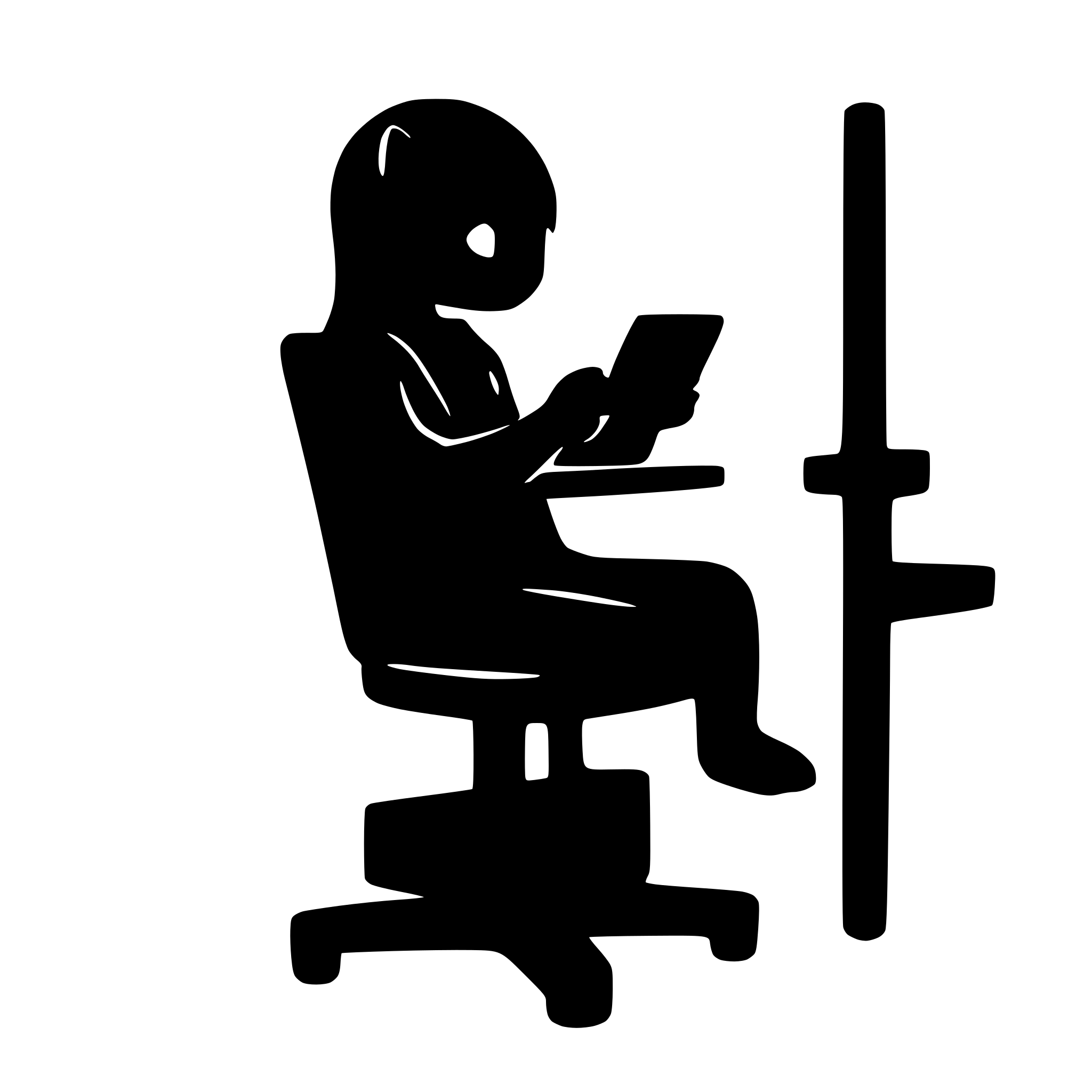 AI-generated SVG of a otter playing video games