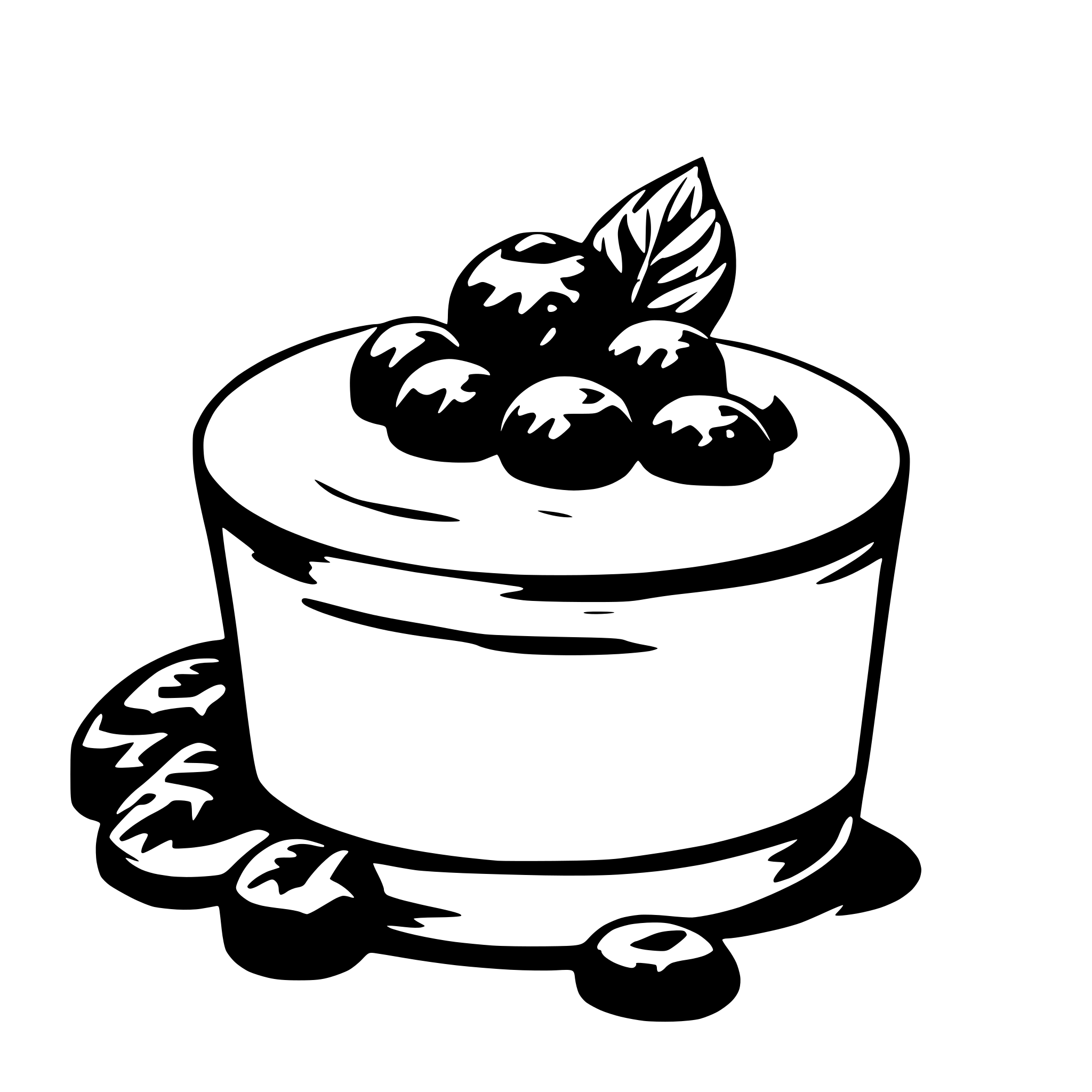 AI-generated SVG of a cream