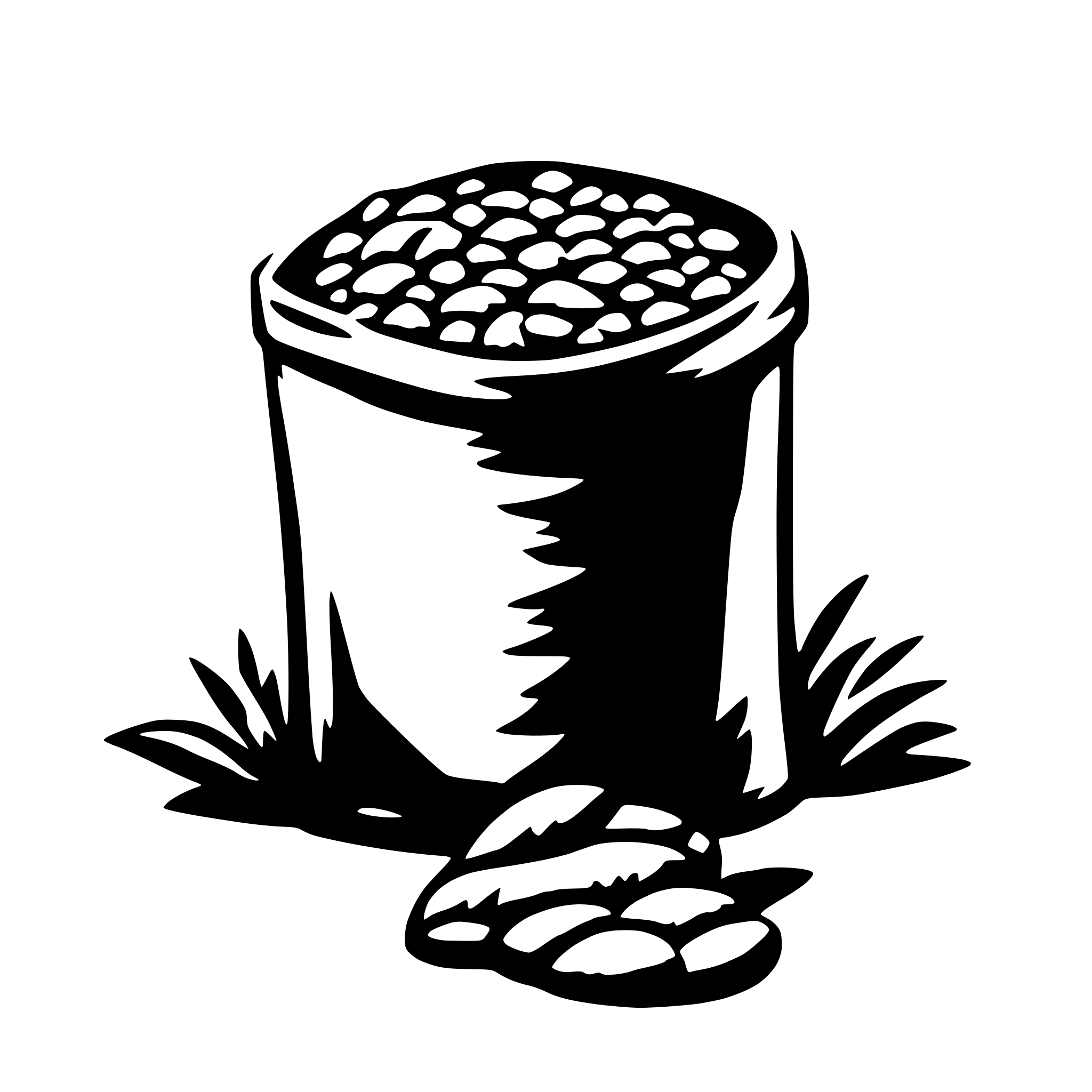 AI-generated SVG of 'grains bag'