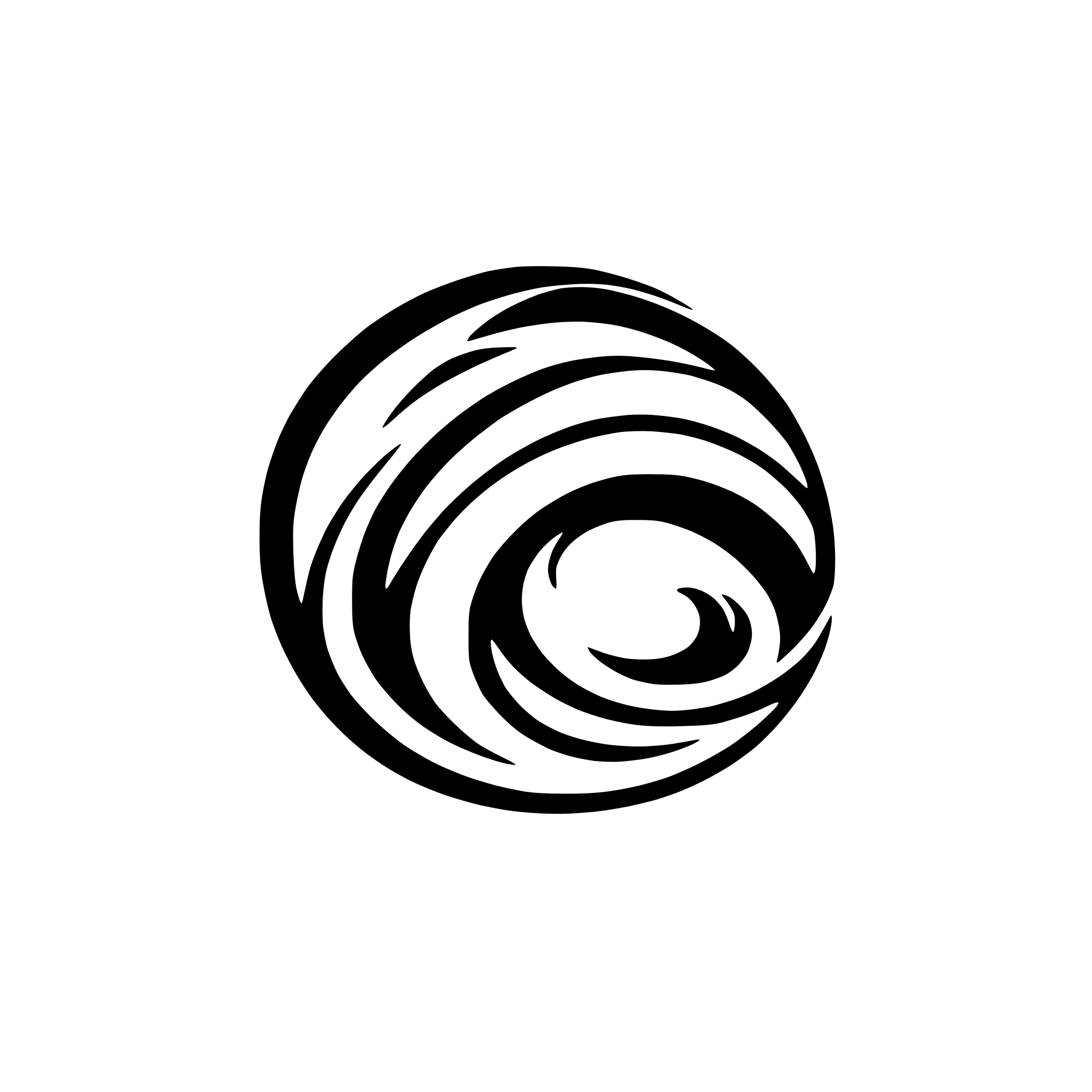 AI-generated SVG of 'abstract wave with curl design'