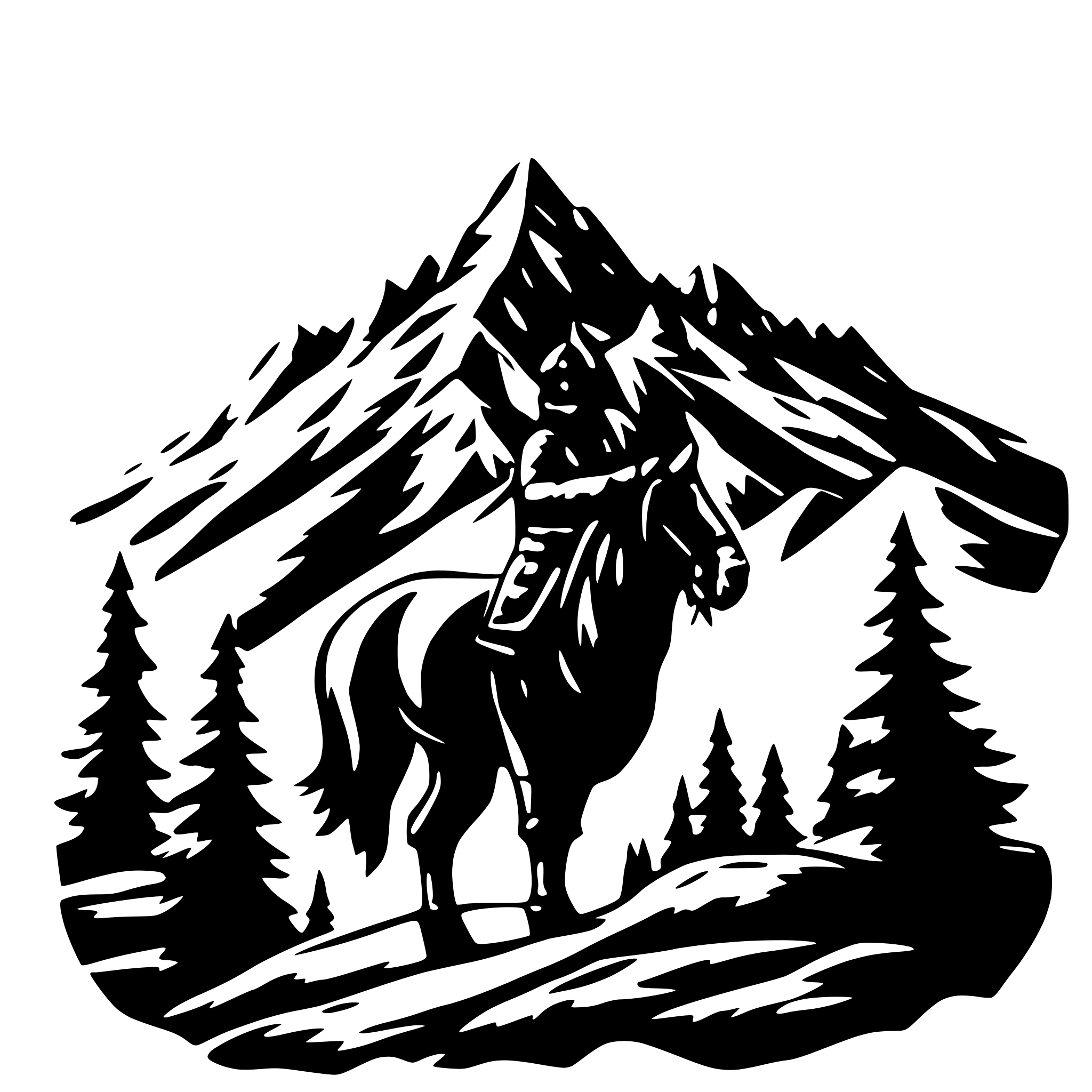 AI-generated SVG of 'themountainman Fiatal alkotó'
