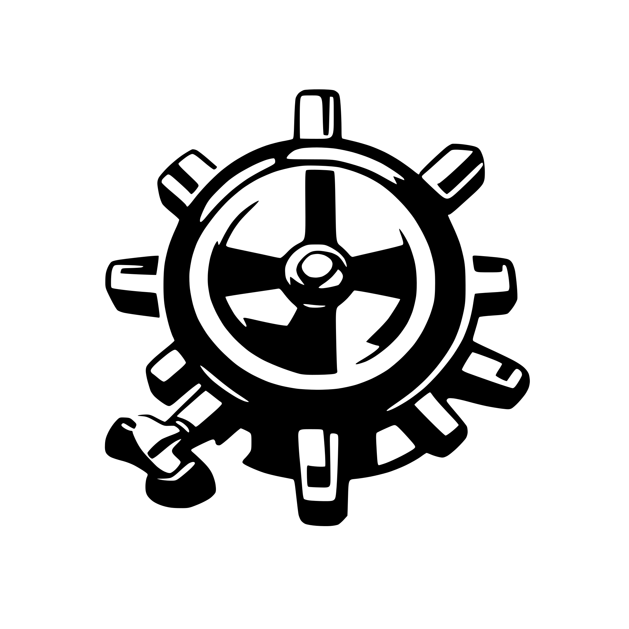 AI-generated SVG of a settings