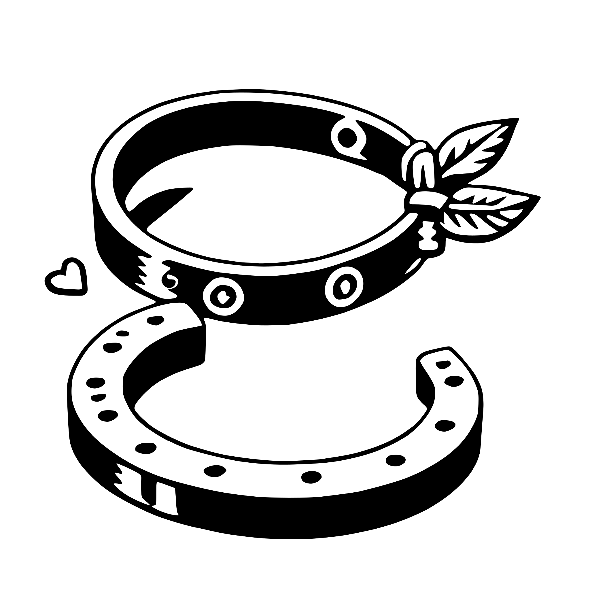 AI-generated SVG of 'love bracelets'