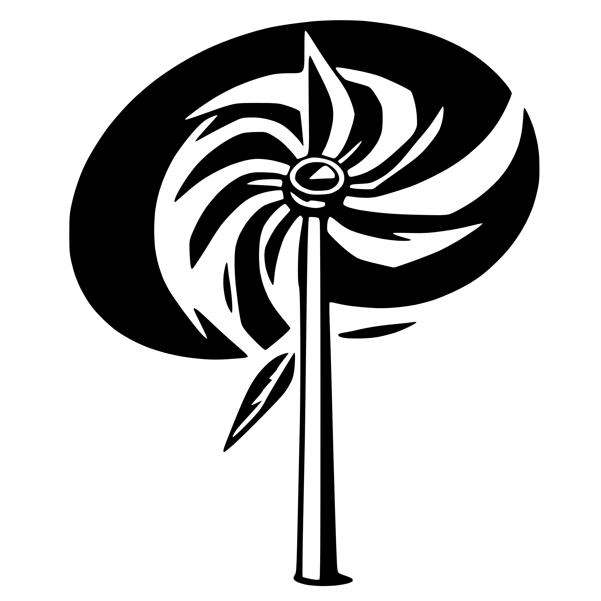 AI-generated SVG of a wind coin Token crypto