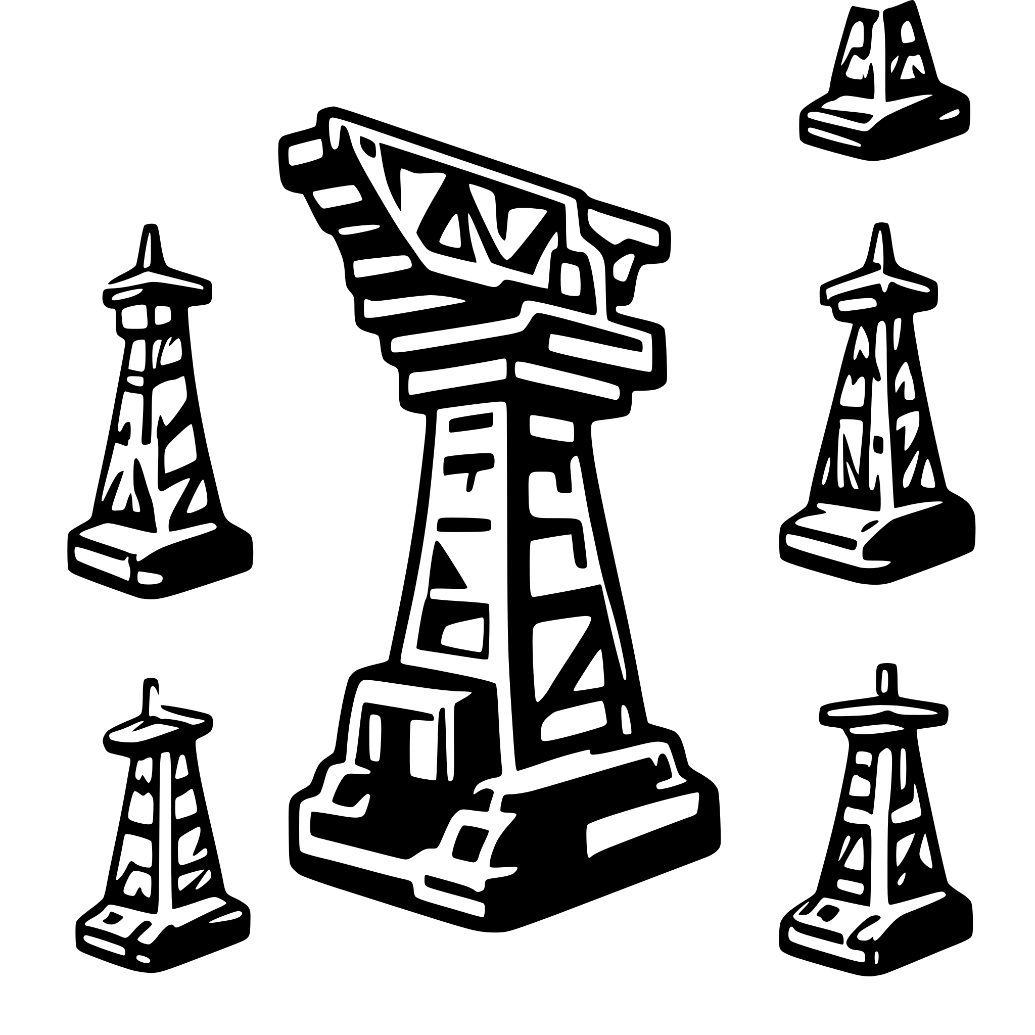AI-generated SVG of 'tower crane fleet'