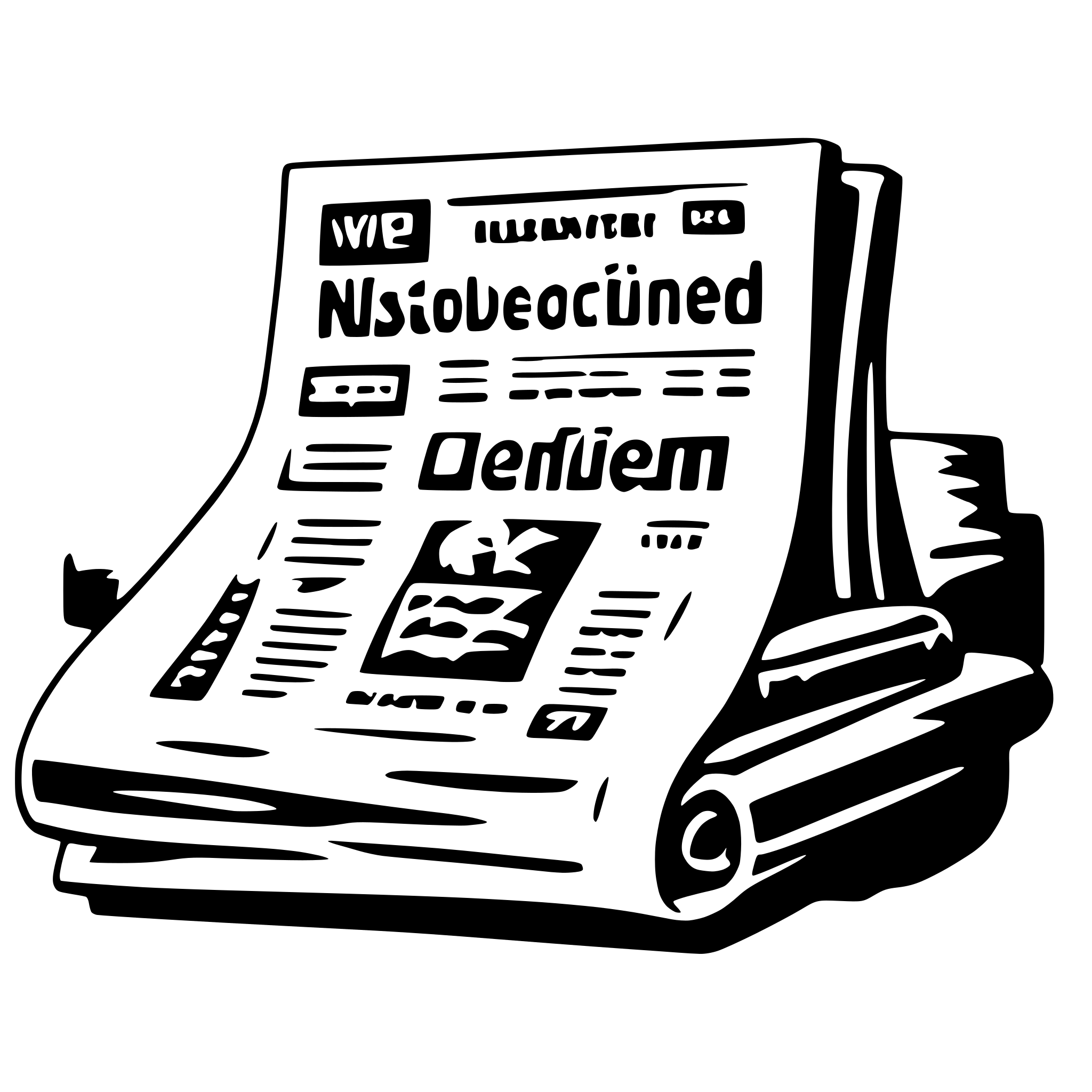 AI-generated SVG of a Newspaper subscriptions