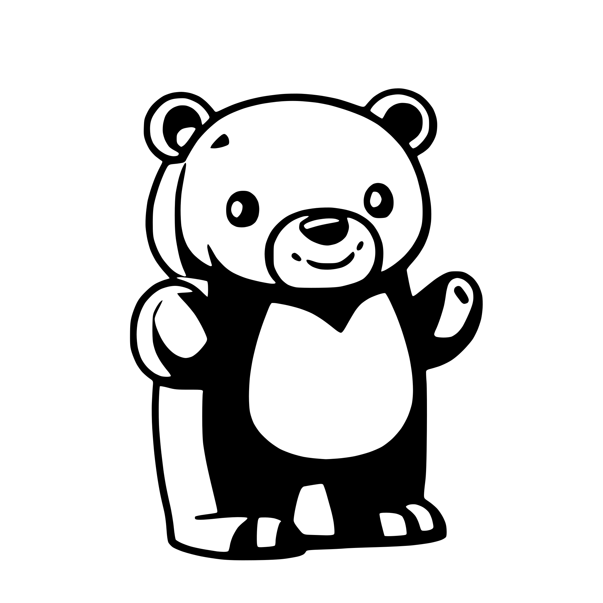 AI-generated SVG of a One big bear and one small bear