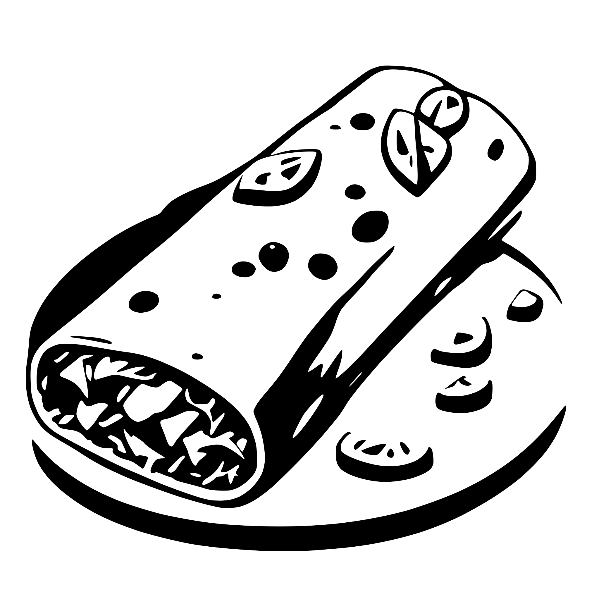 AI-generated SVG of a Breakfast burrito