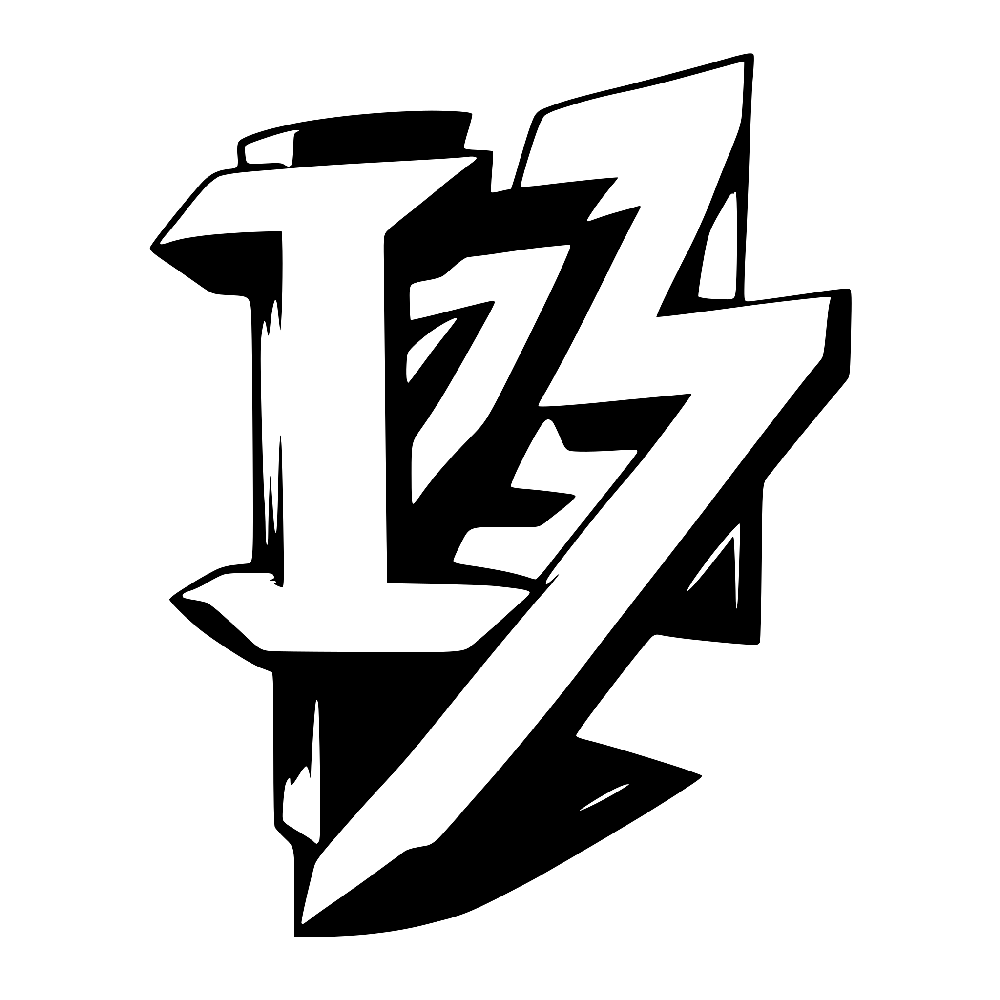 AI-generated SVG of a logo with the letters z and V in orange and blue