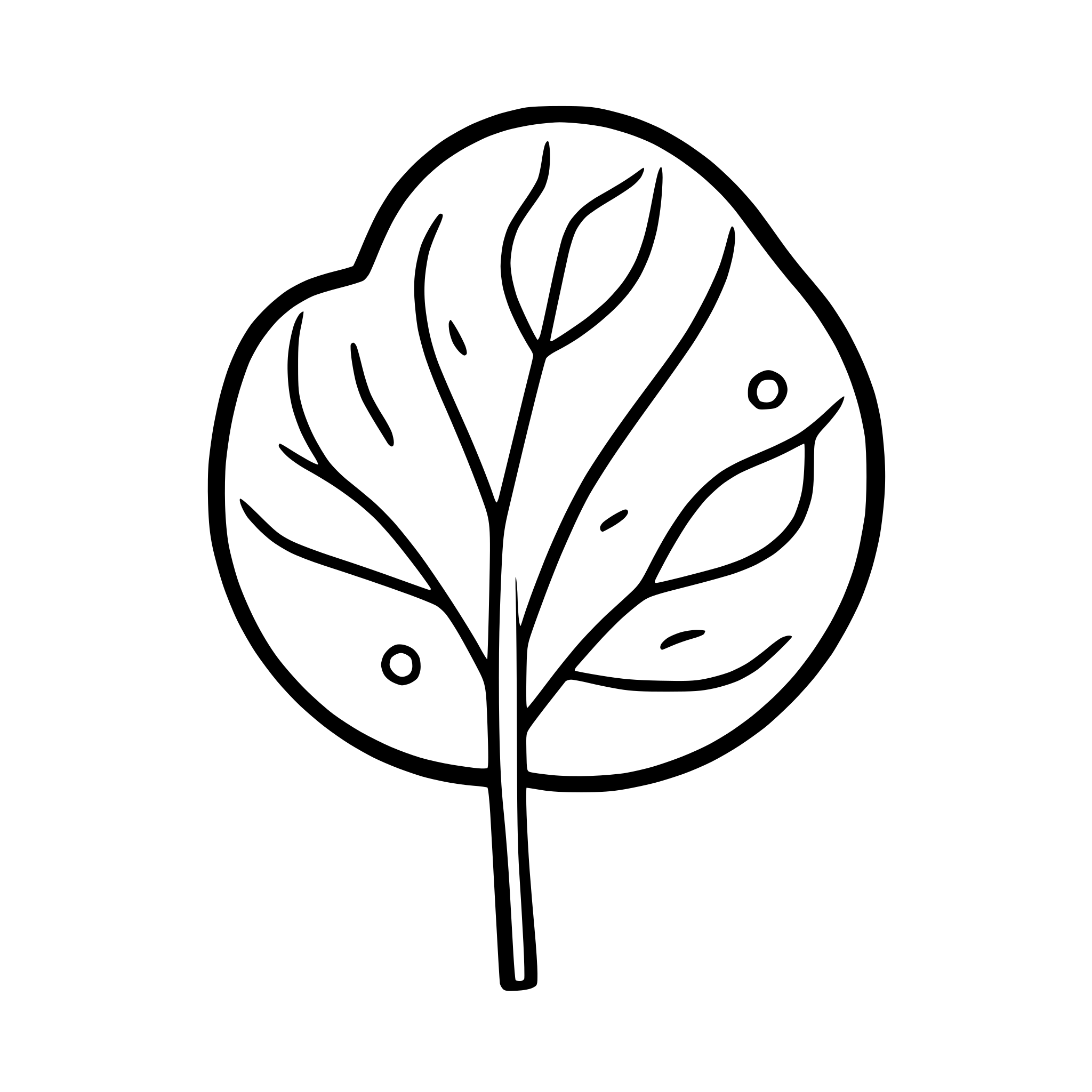 AI-generated SVG of a centella asiatica leaf icon, "leaf icon line
