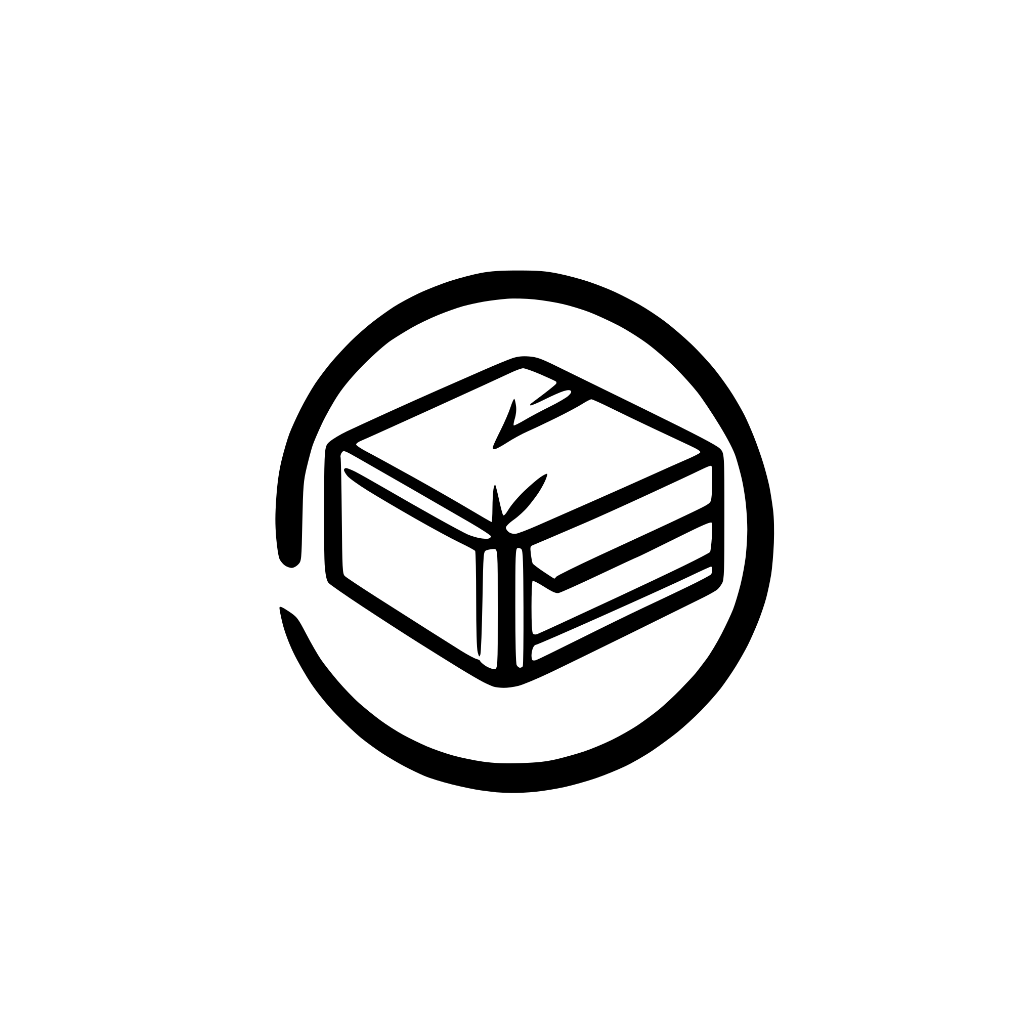 AI-generated SVG of a A smiling book