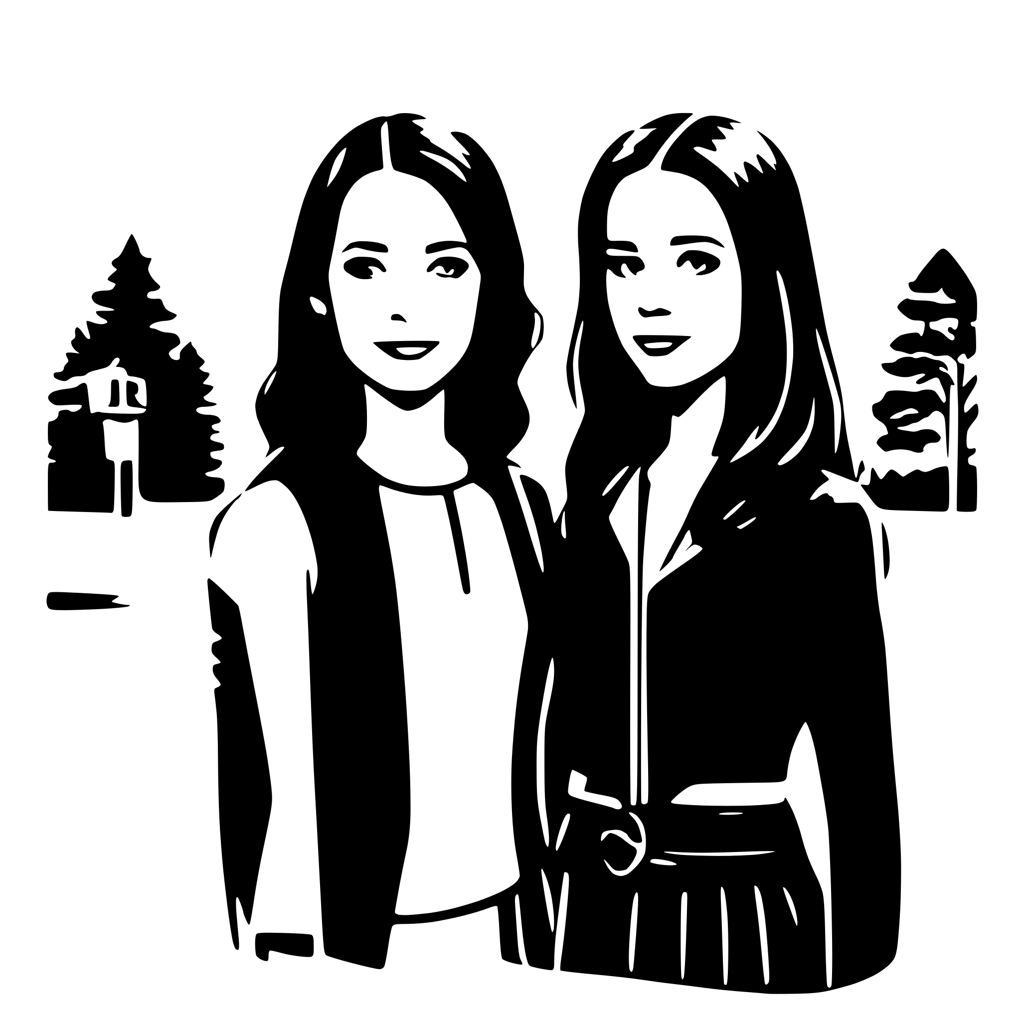 AI-generated SVG of 'gilmore girls'