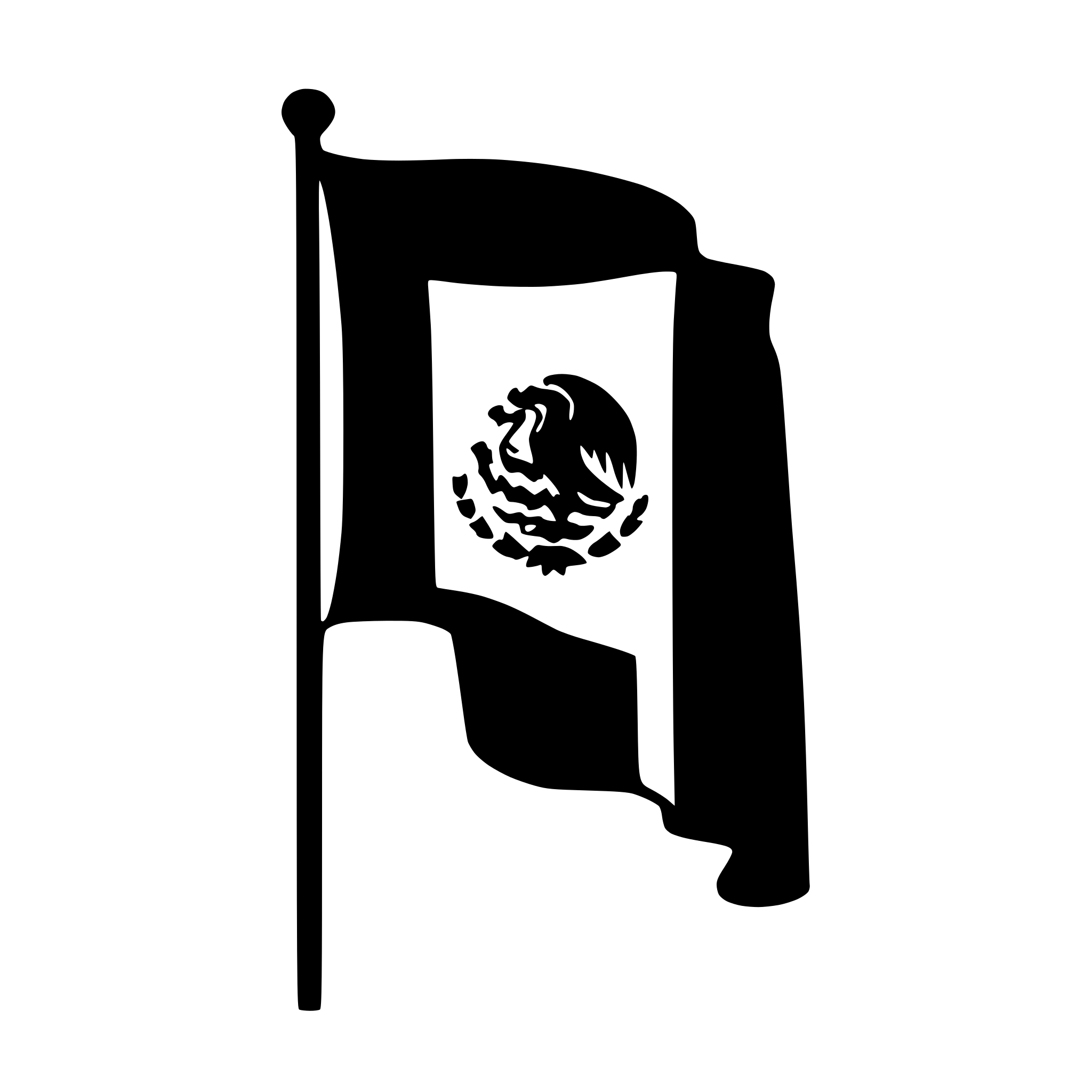 AI-generated SVG of a flag of mexico.