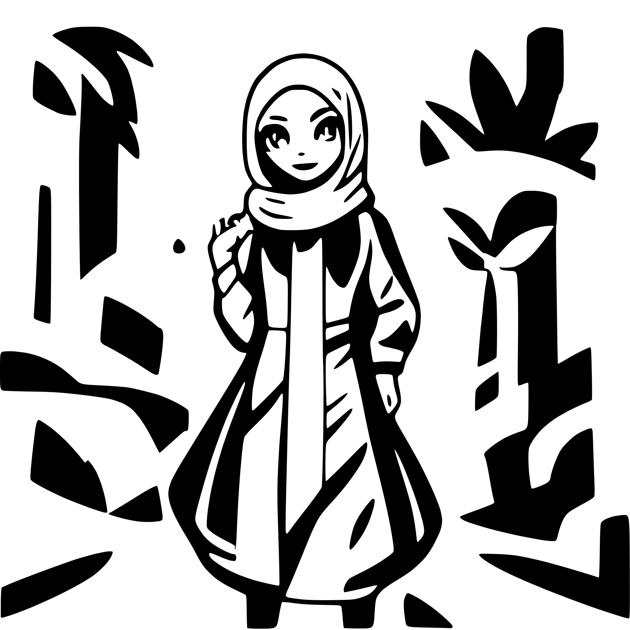 AI-generated SVG of a Summer Muslim Girls Clothing Outfit