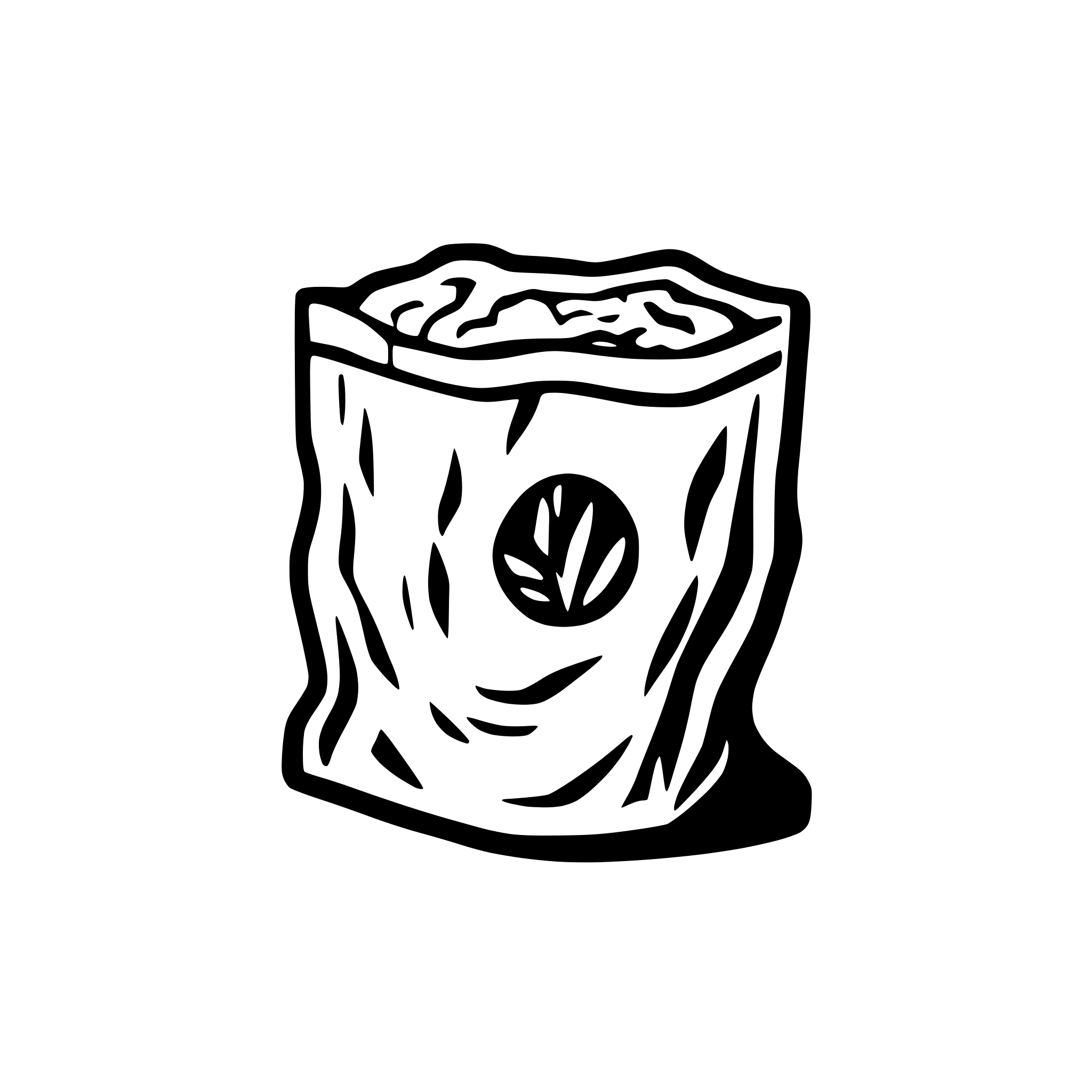 AI-generated SVG of 'Shredded Pants Material'