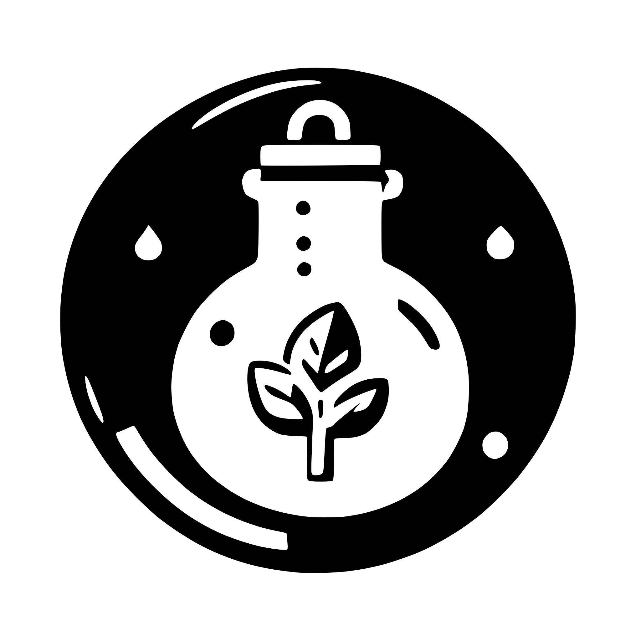 AI-generated SVG of 'enzyme icon'