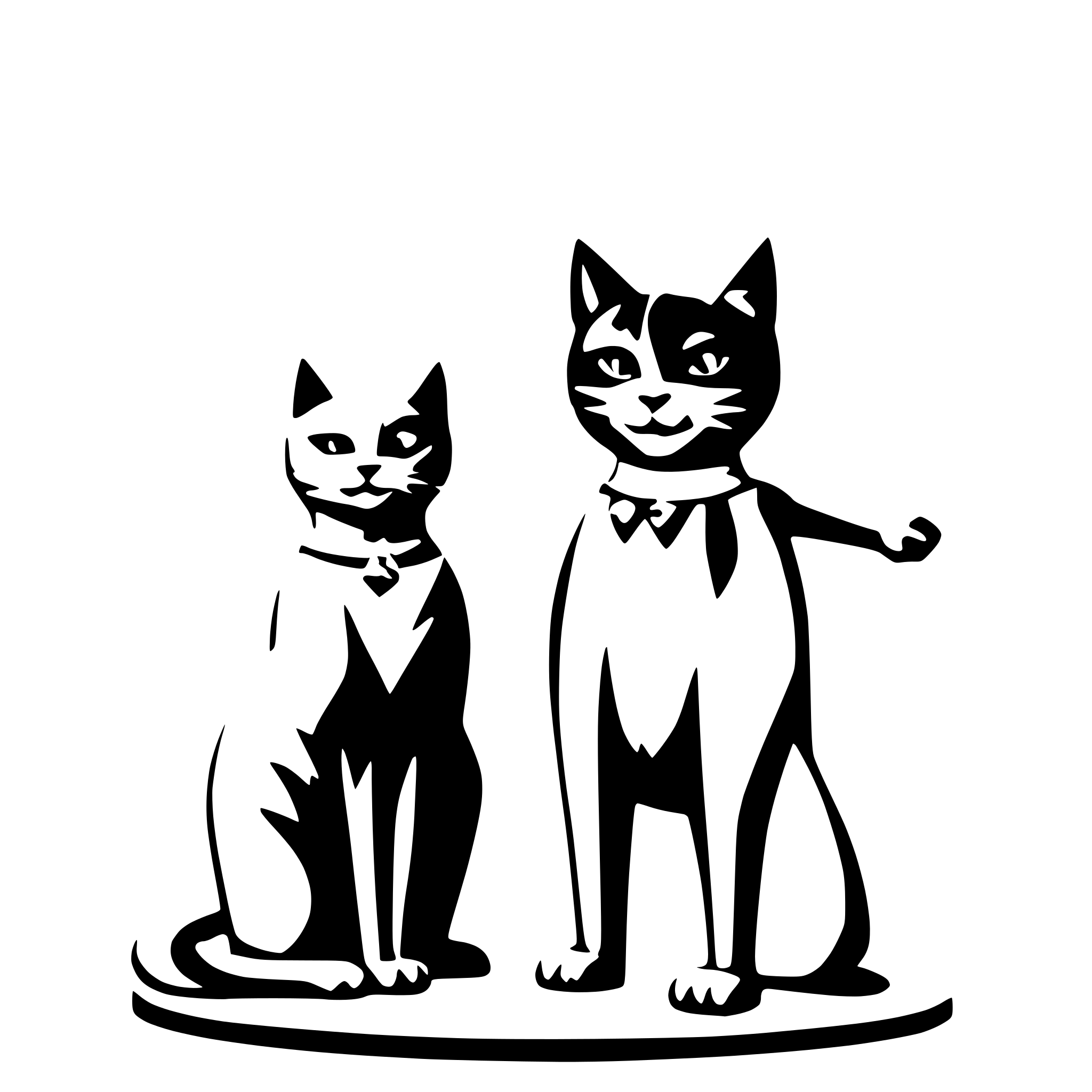 AI-generated SVG of 'Cats performing opera'