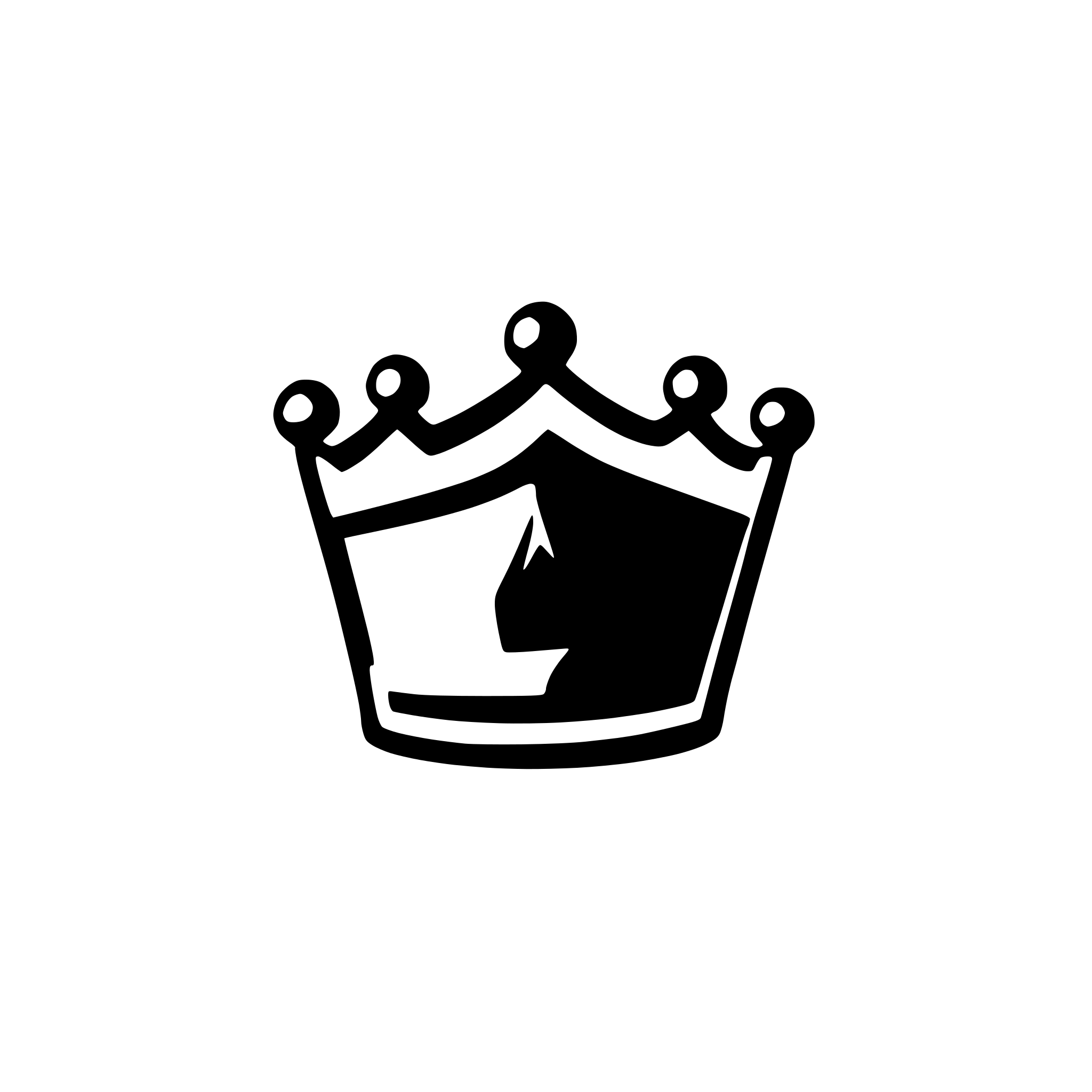 AI-generated SVG of a crown outline