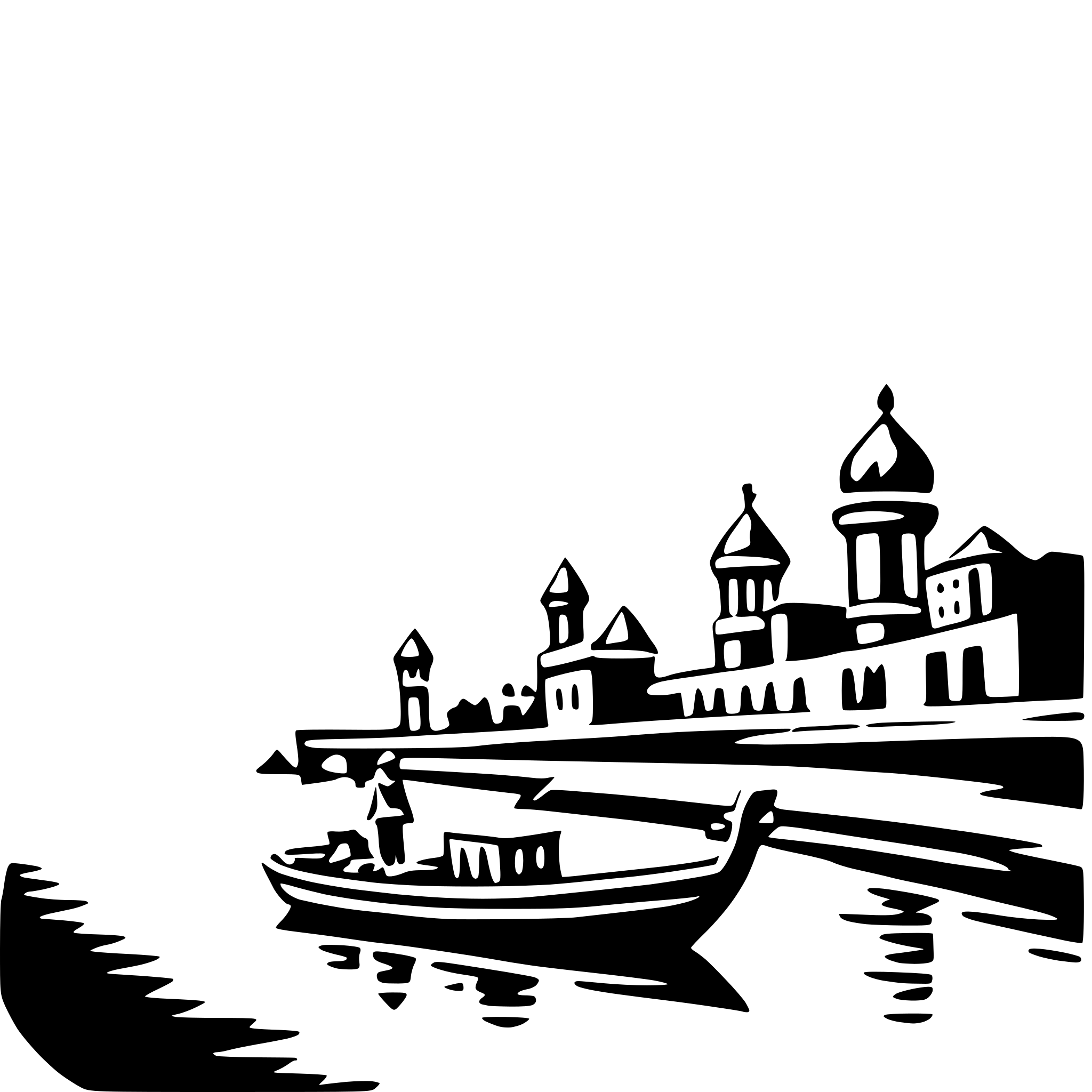 AI-generated SVG of 'varanasi ghats'