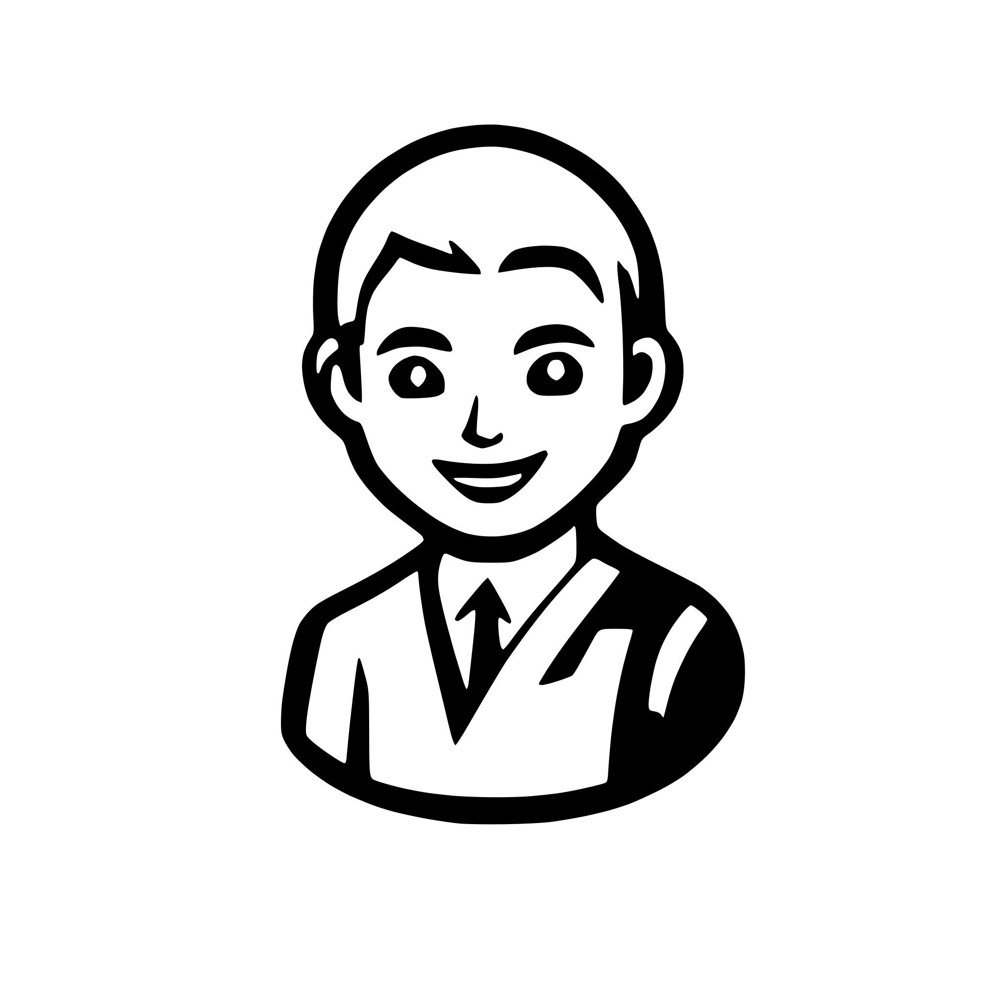 AI-generated SVG of a make icon of a man