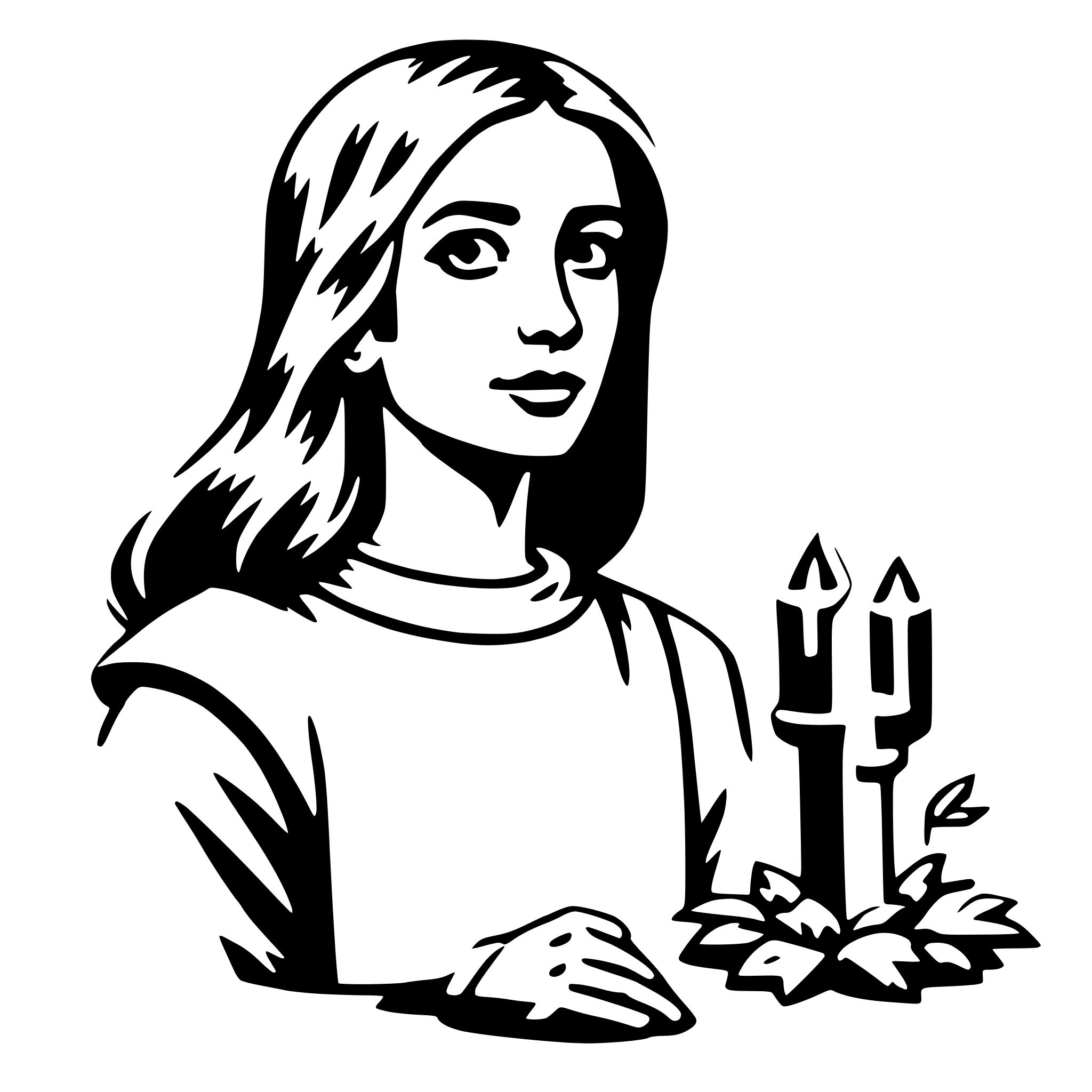 AI-generated SVG of a brigid