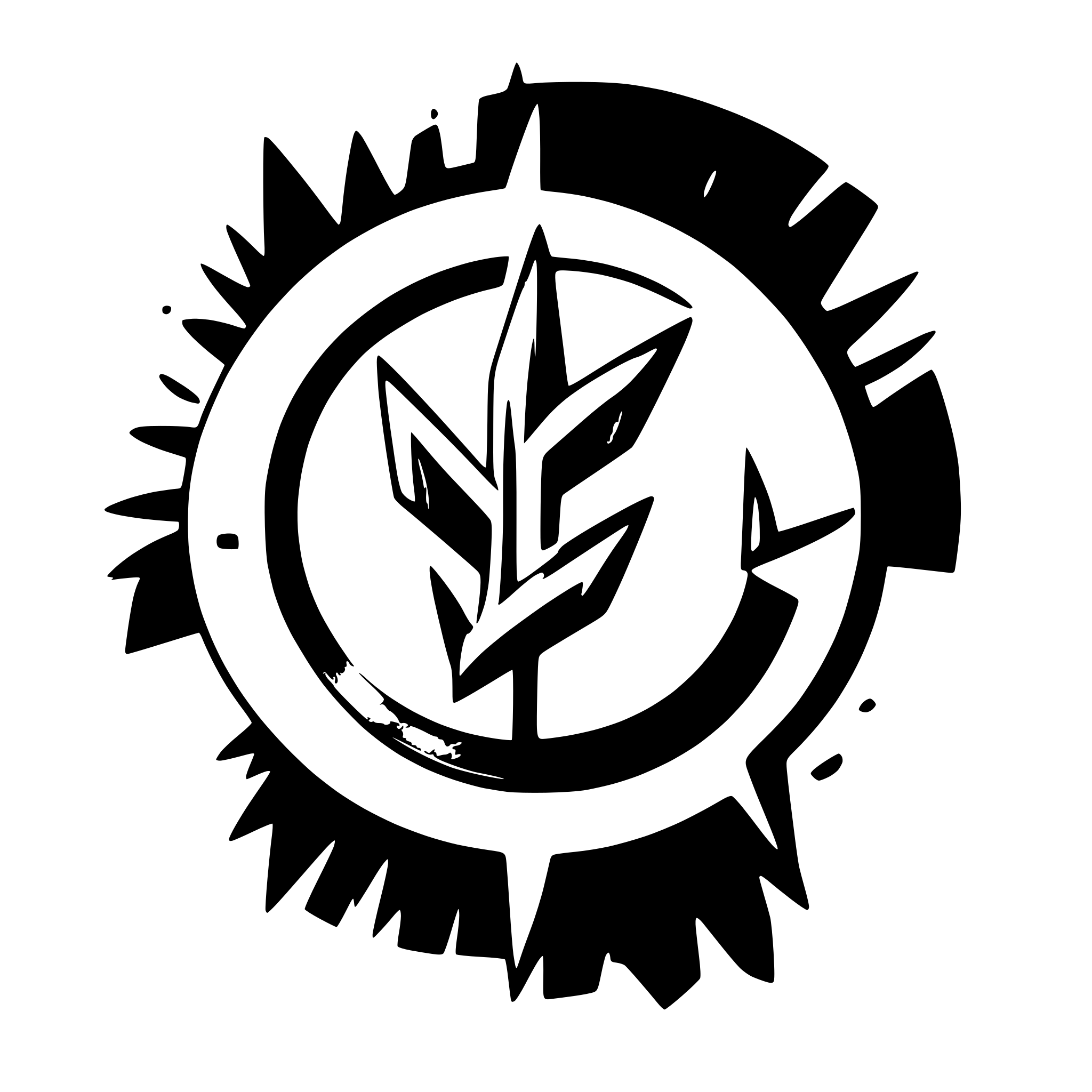 AI-generated SVG of a The Flash Logo + Green Arrow Logo
