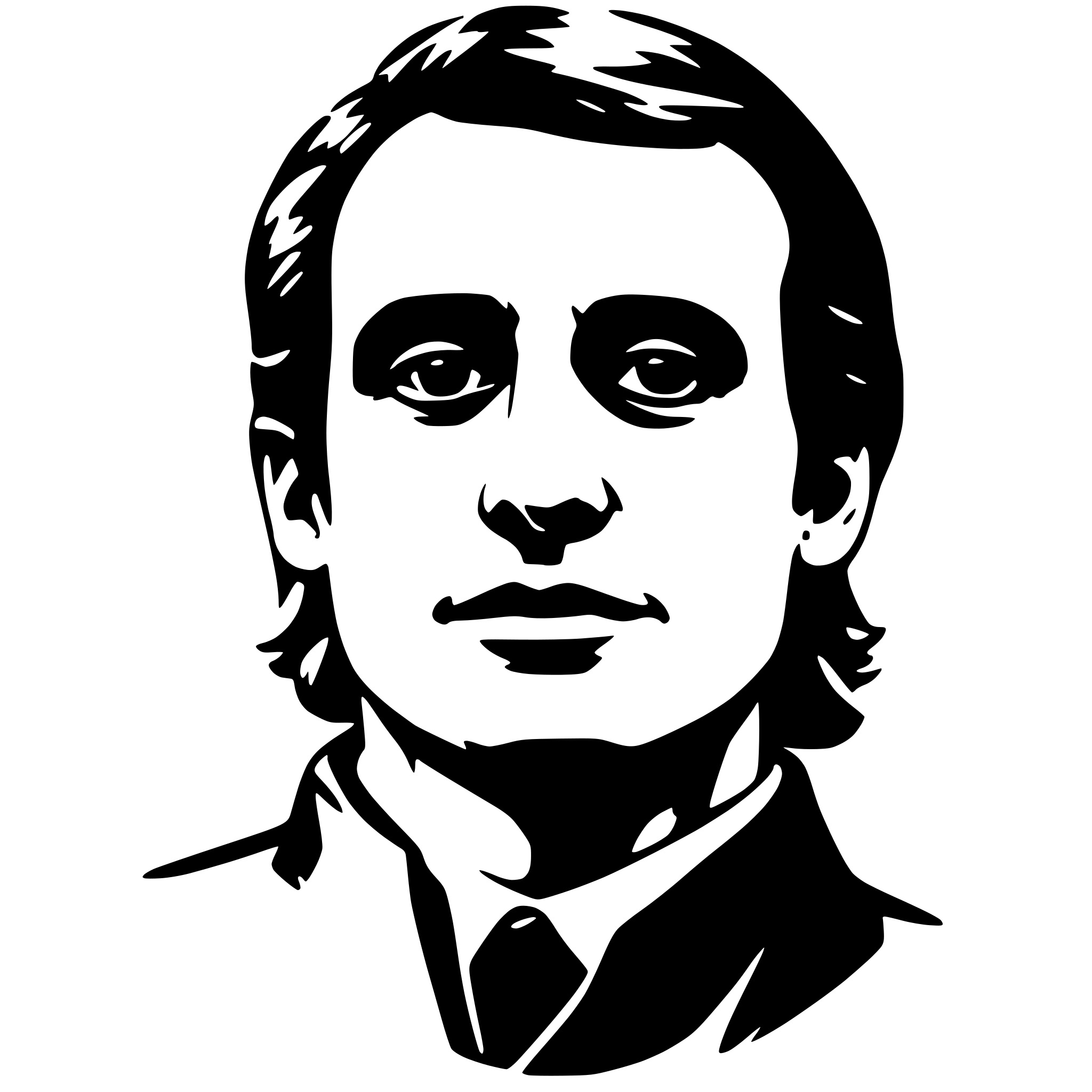 AI-generated SVG of a Macron
