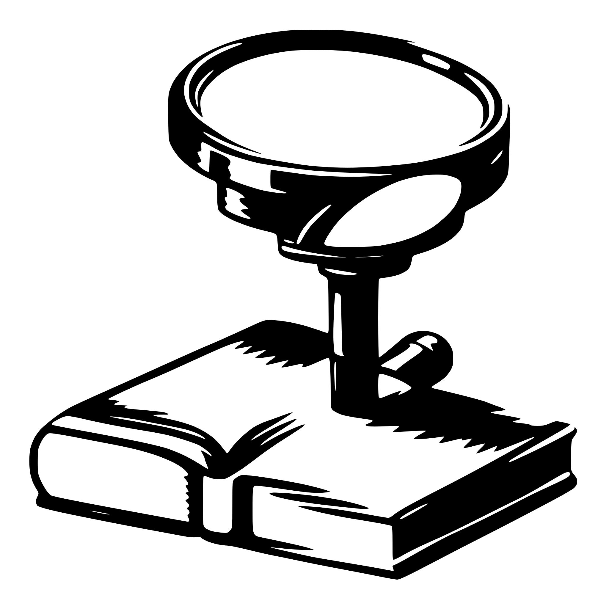 AI-generated SVG of 'book magnifier'