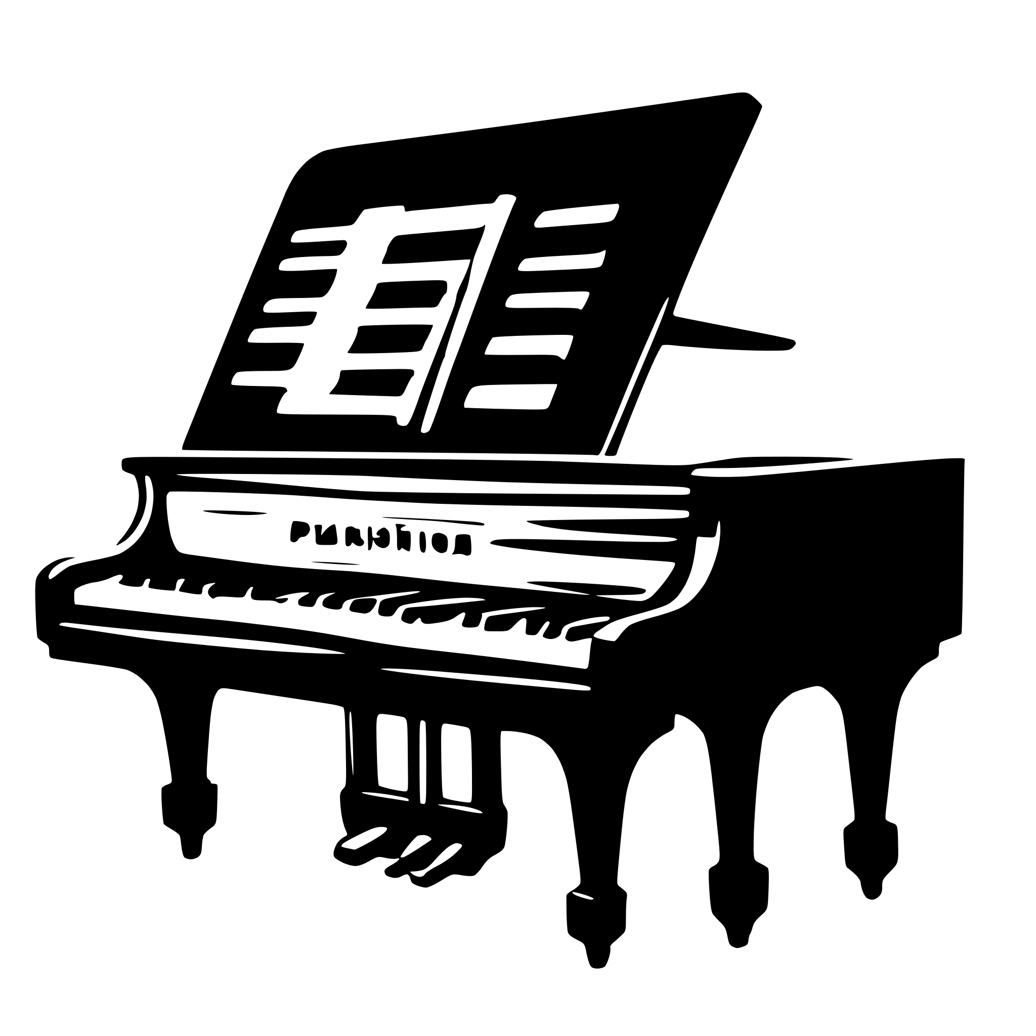 AI-generated SVG of a piano keyboard mit 88 Tasten