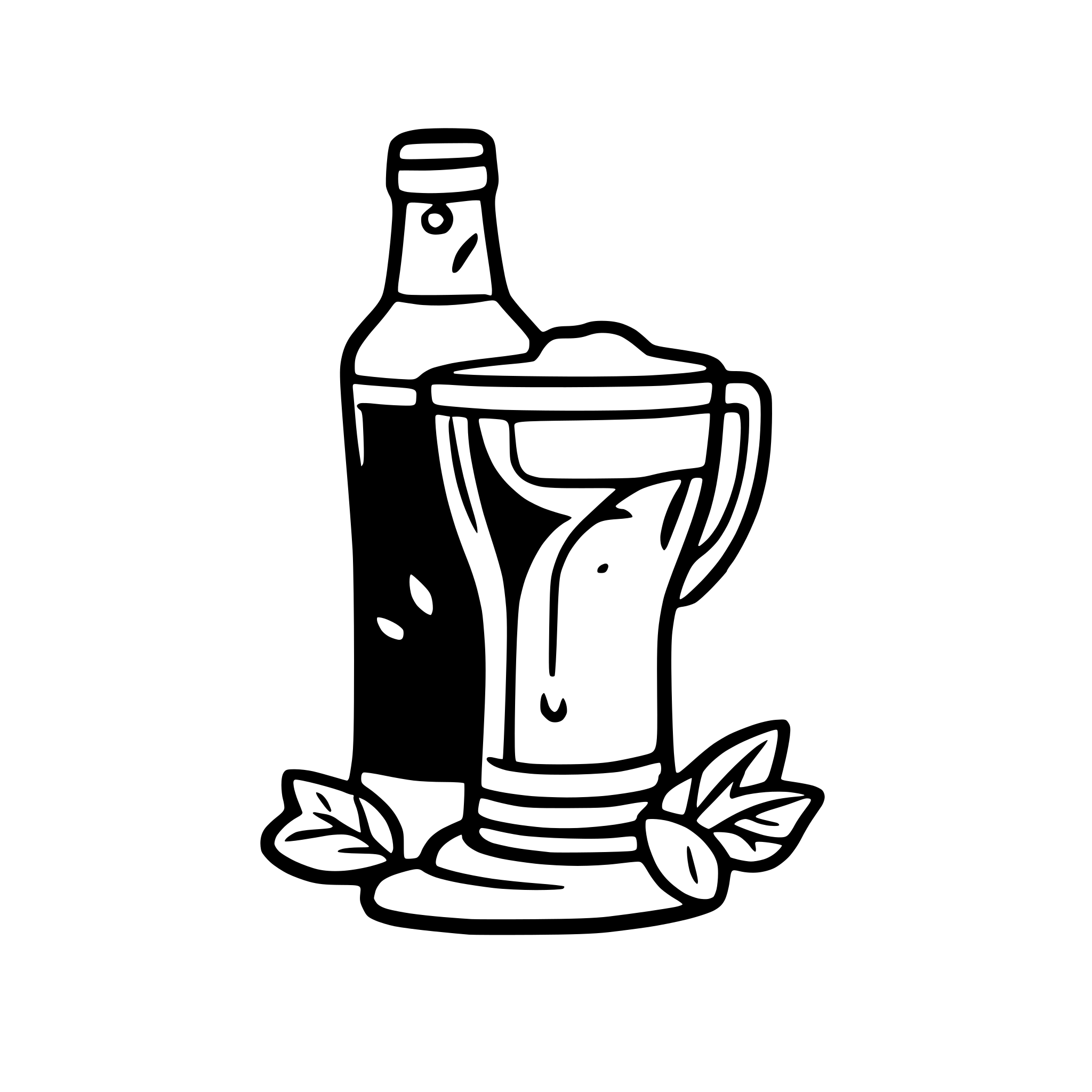 AI-generated SVG of a a cool icon for an old tavern