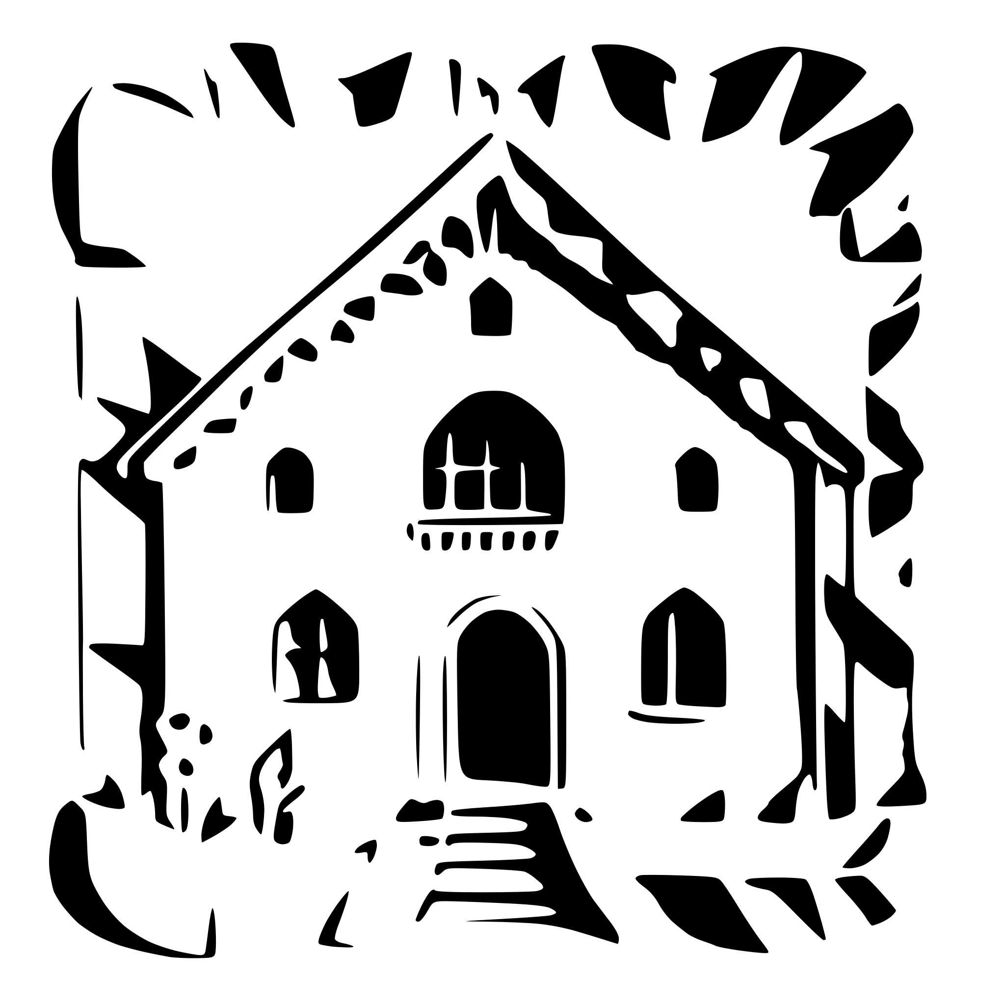 AI-generated SVG of a gingerbread house