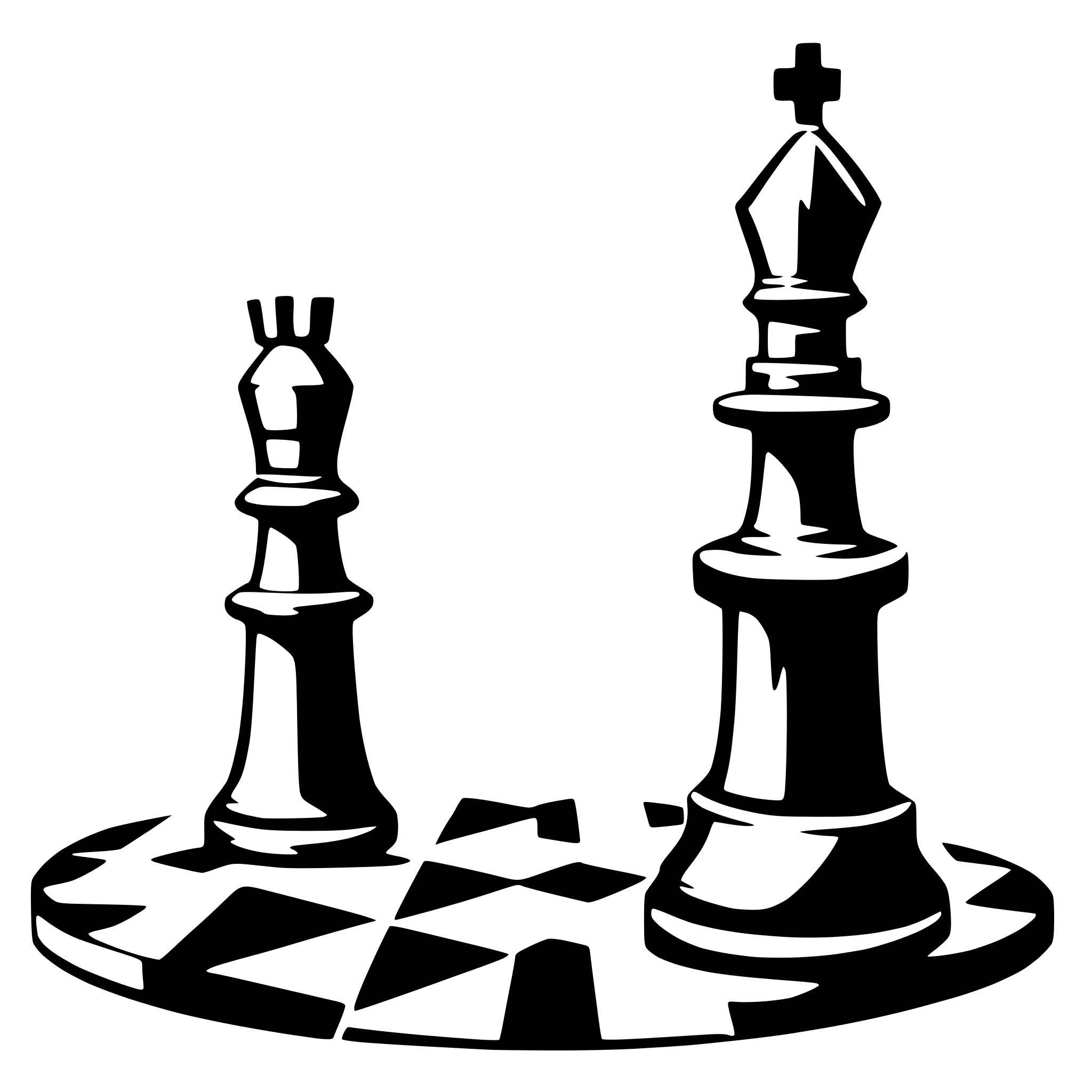 AI-generated SVG of a chessfigur