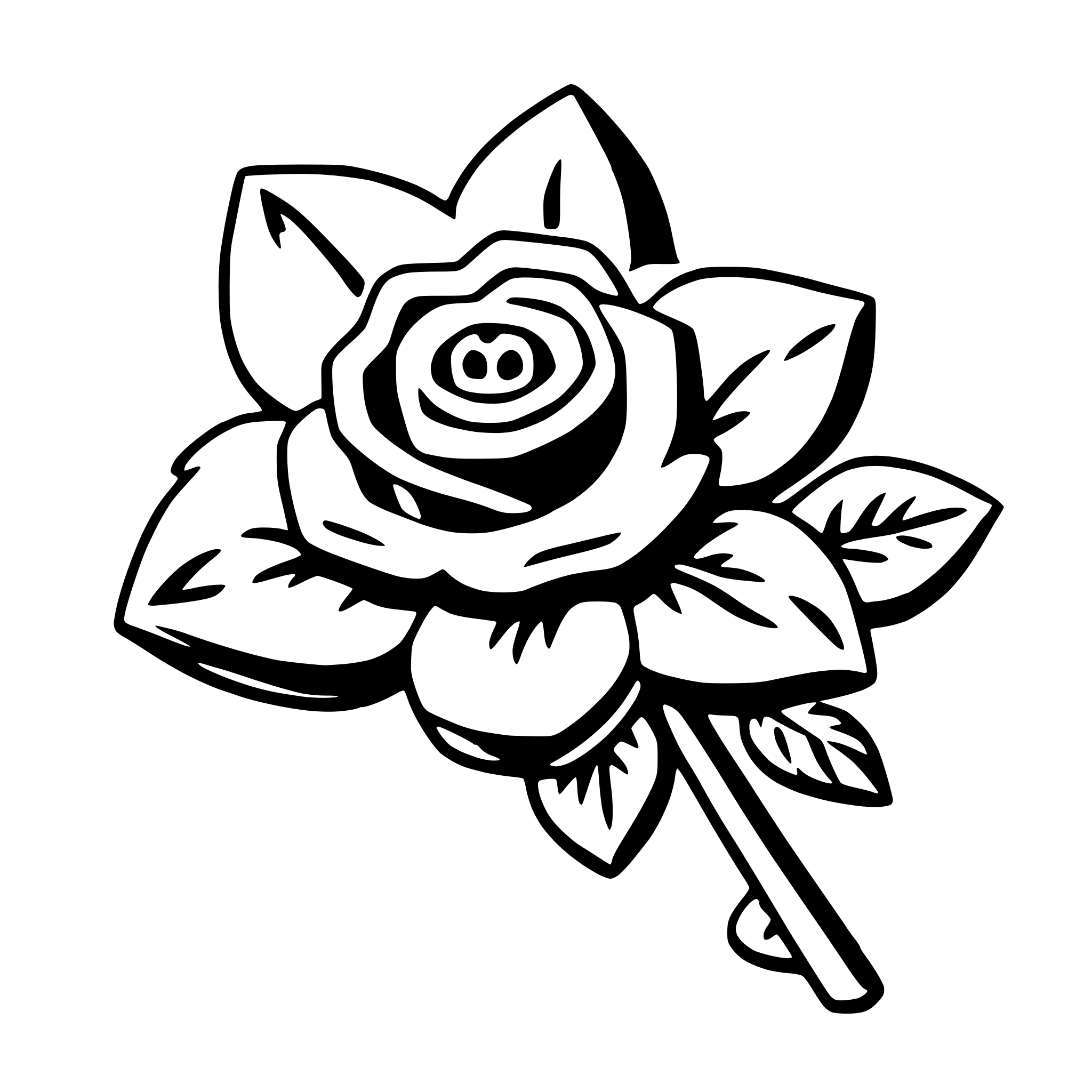AI-generated SVG of 'brooch'