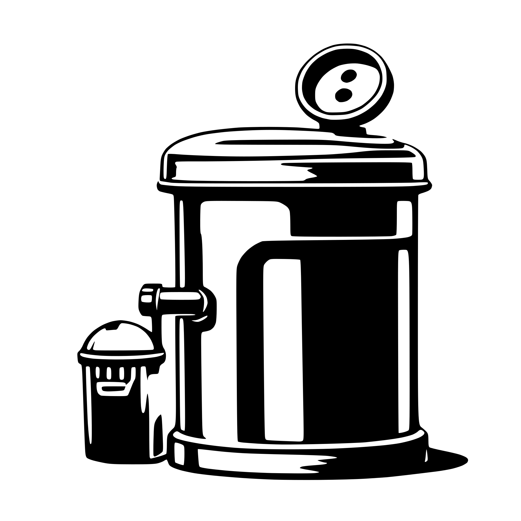 AI-generated SVG of 'garbage disposer'