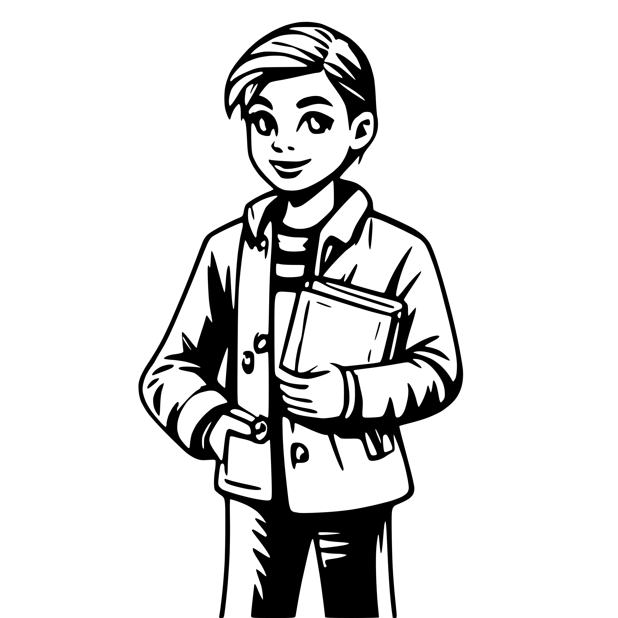 AI-generated SVG of a stressed out person with wallets no money