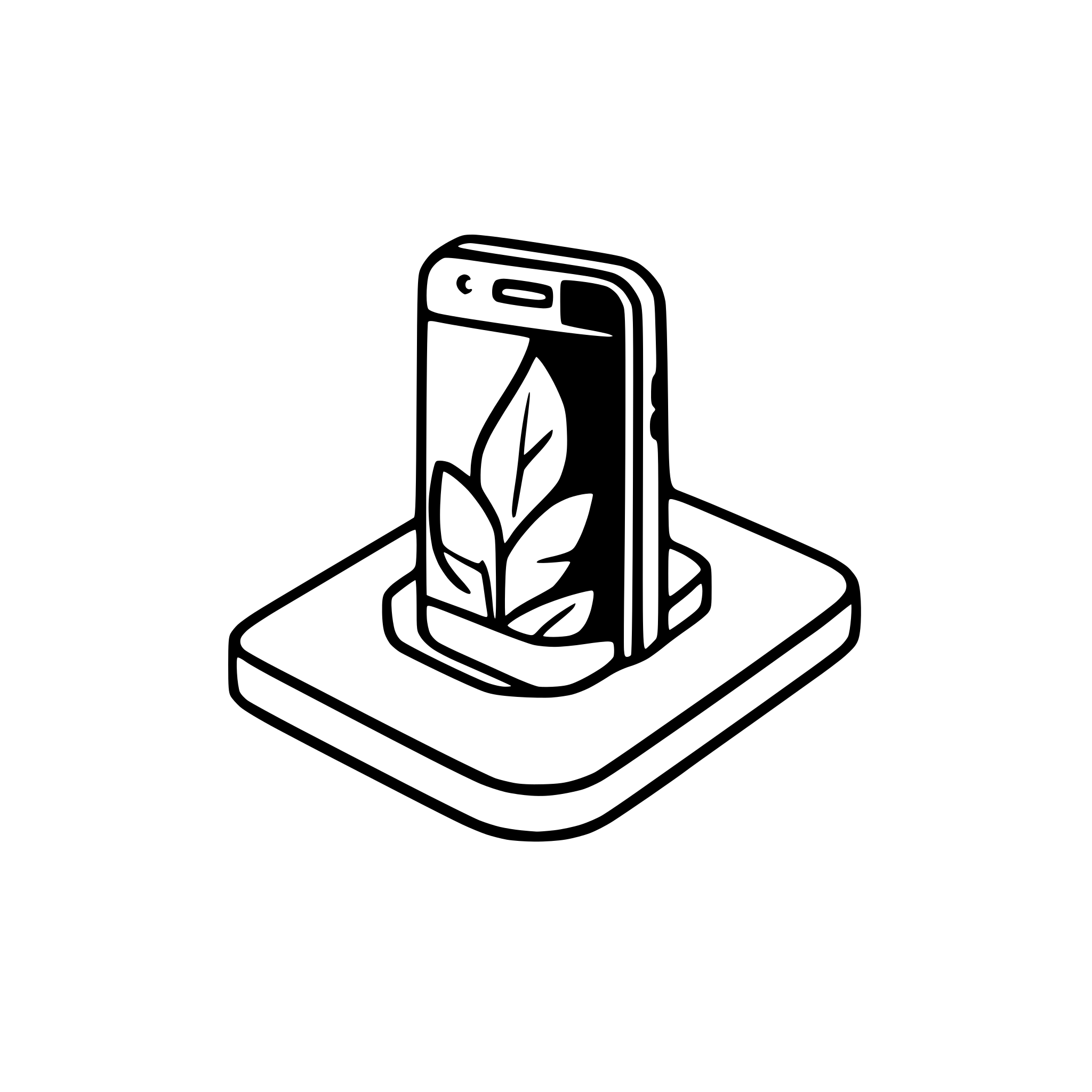 AI-generated SVG of 'smartphone isometric with location icon'