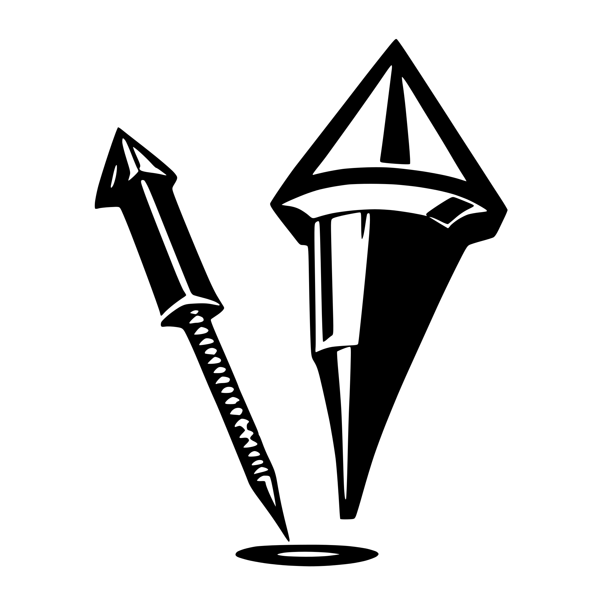 AI-generated SVG of a Steel darts over Letter M and letter P