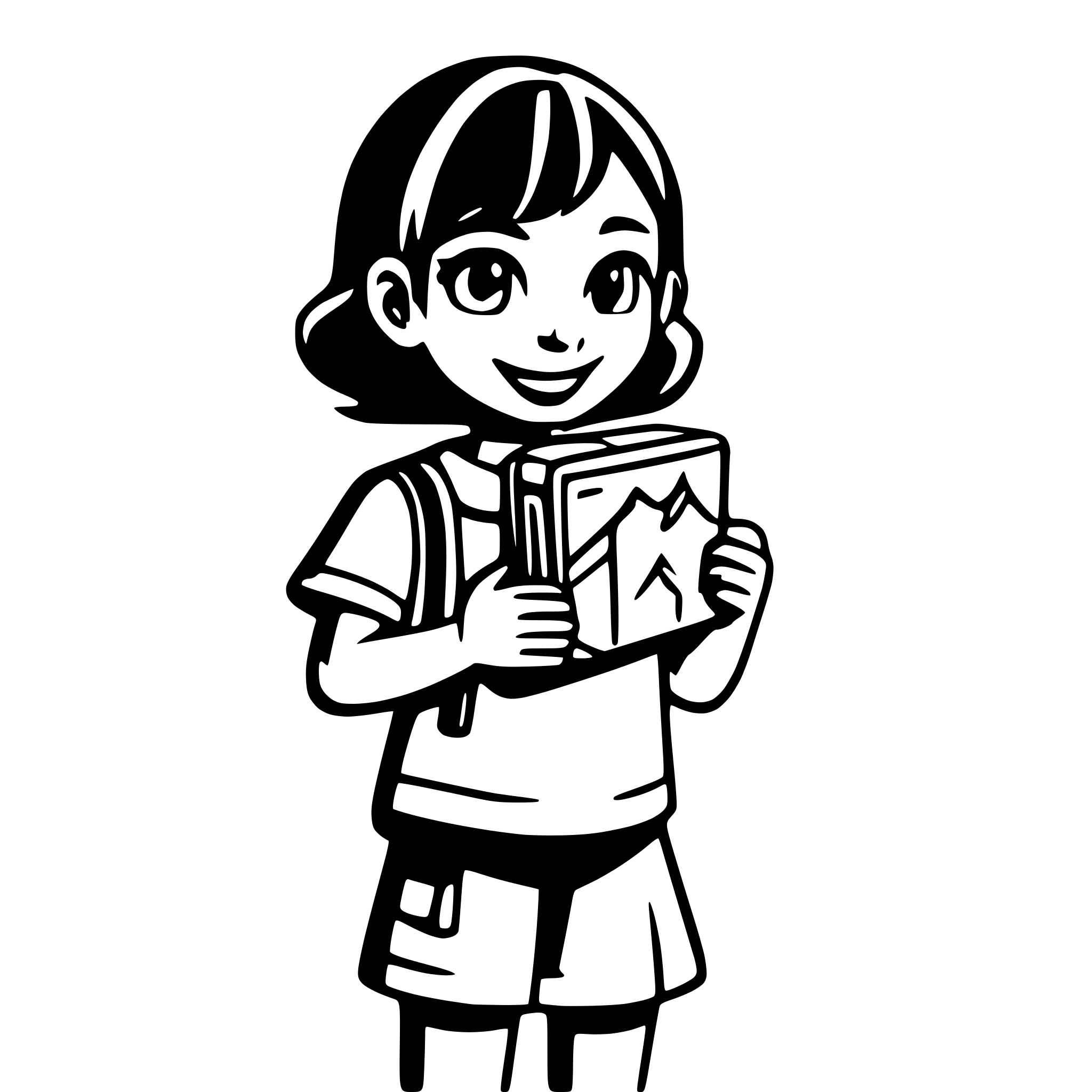 AI-generated SVG of a a k-12 student enjoying workshop summer camp