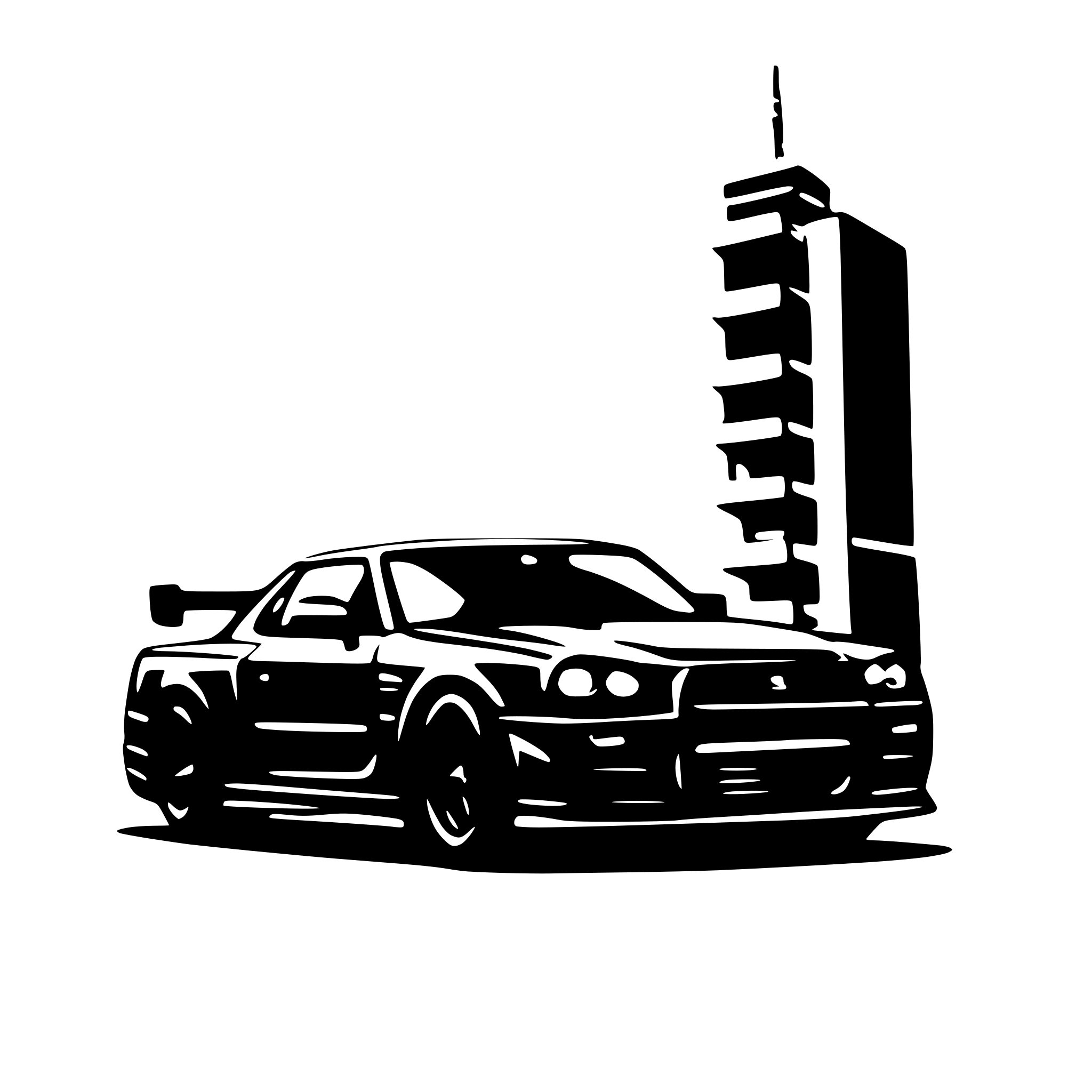 AI-generated SVG of a Nissan Skyline GT-R 34